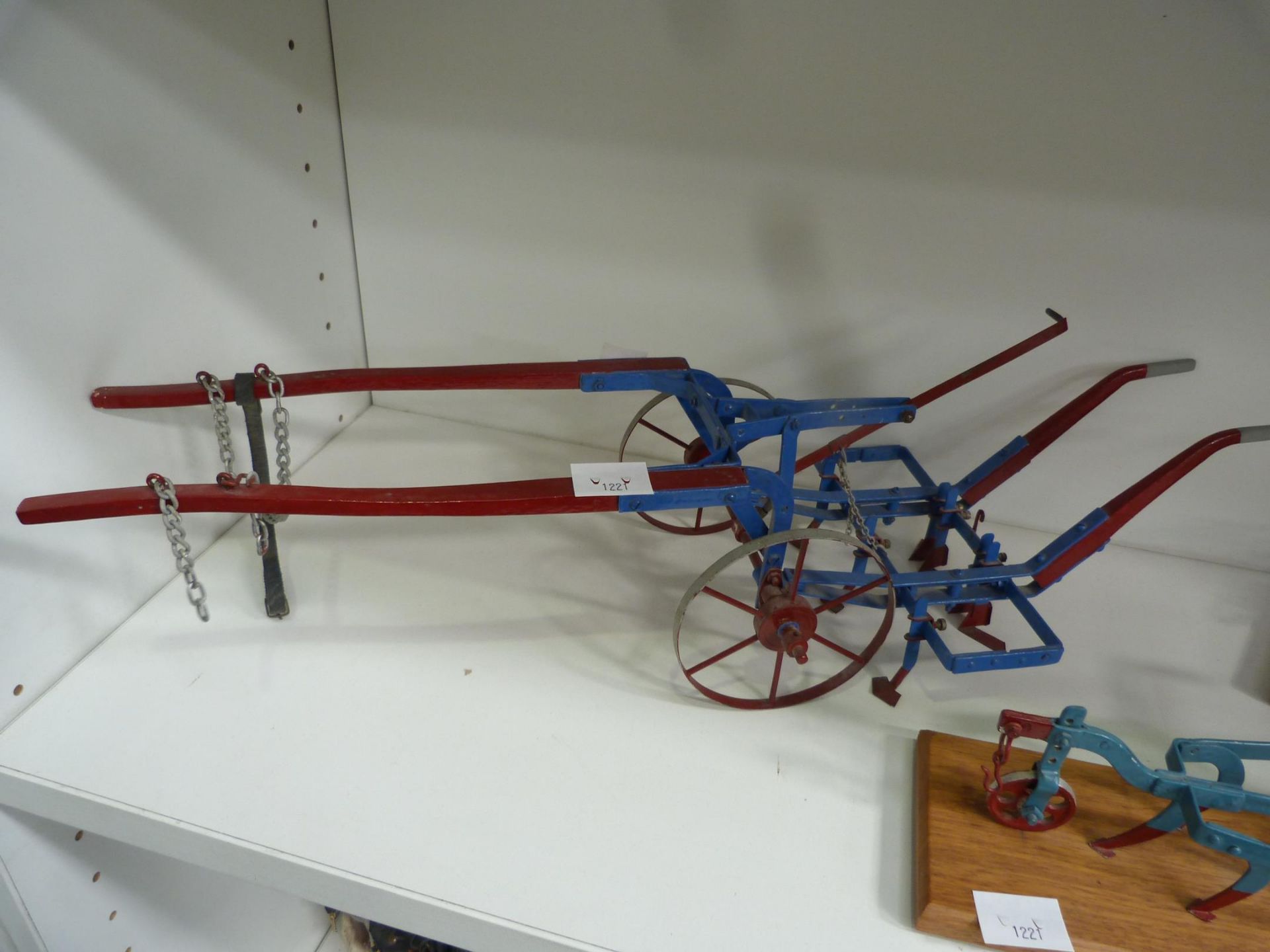 Three Metal Craft Early Ploughs, two mounted on bases (3) (est £20-£40) - Image 3 of 8