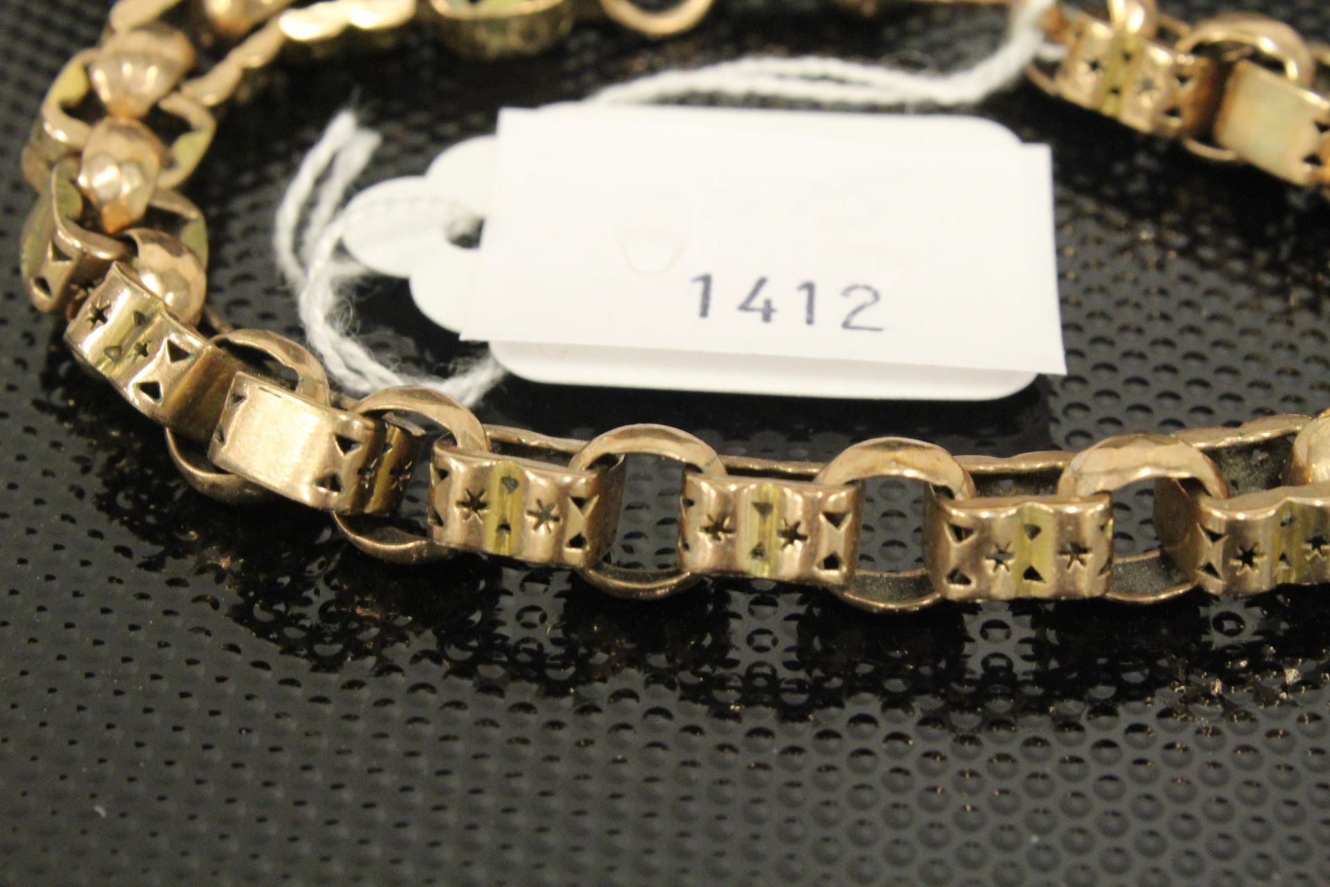 A 9ct Gold fancy link Bracelet 20gms. (Est. £200 - £300) - Image 2 of 2