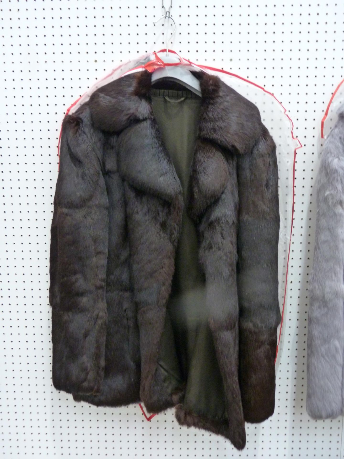 Three Ladies Fur Jackets - Two Rabbit Fur (?) and the Third is Labelled as Real Coney Fur. One Label - Image 2 of 4