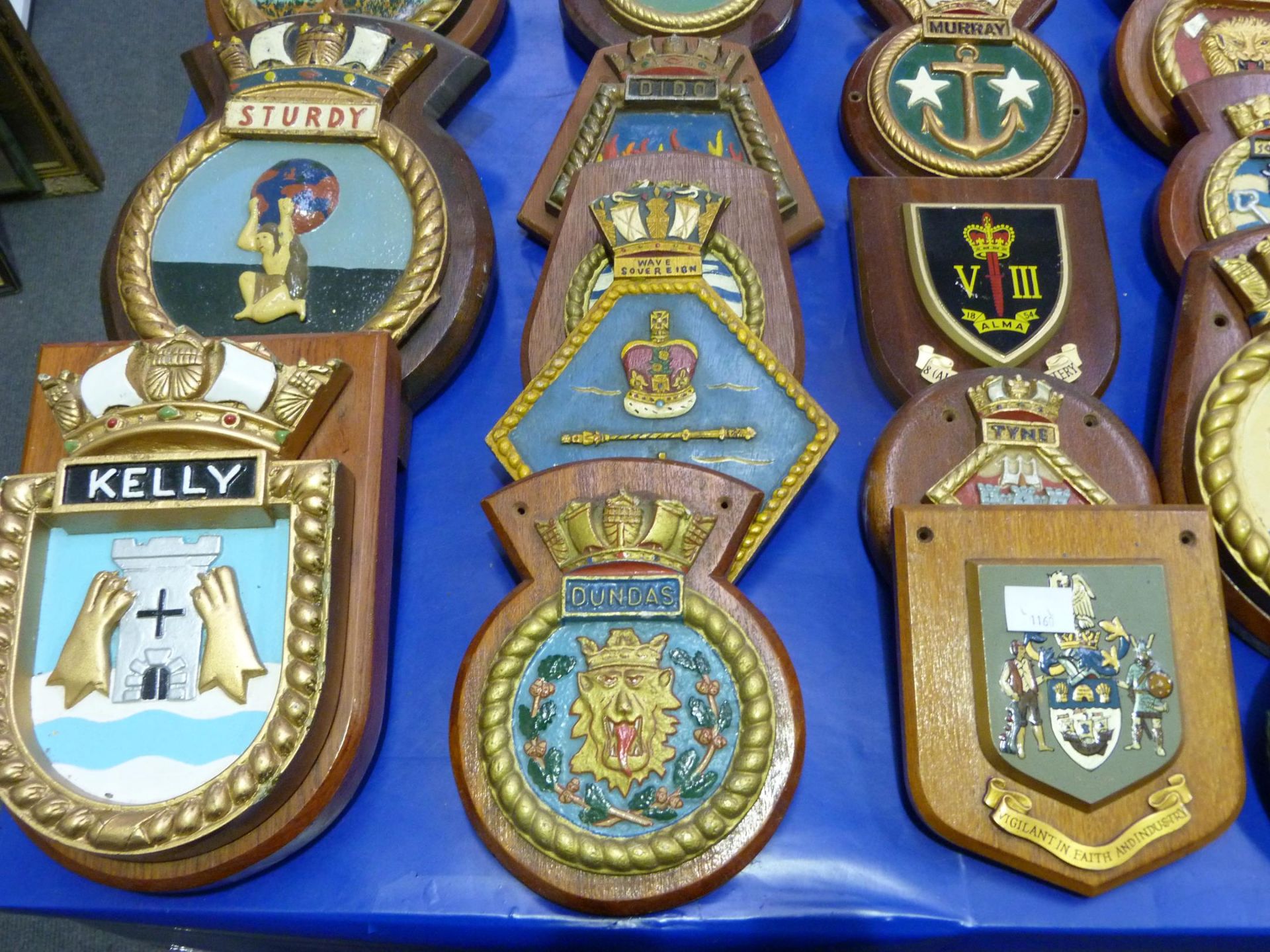 A selection of over twenty five Maritime Plaques of assorted shapes and sizes including Tyne, - Image 3 of 6