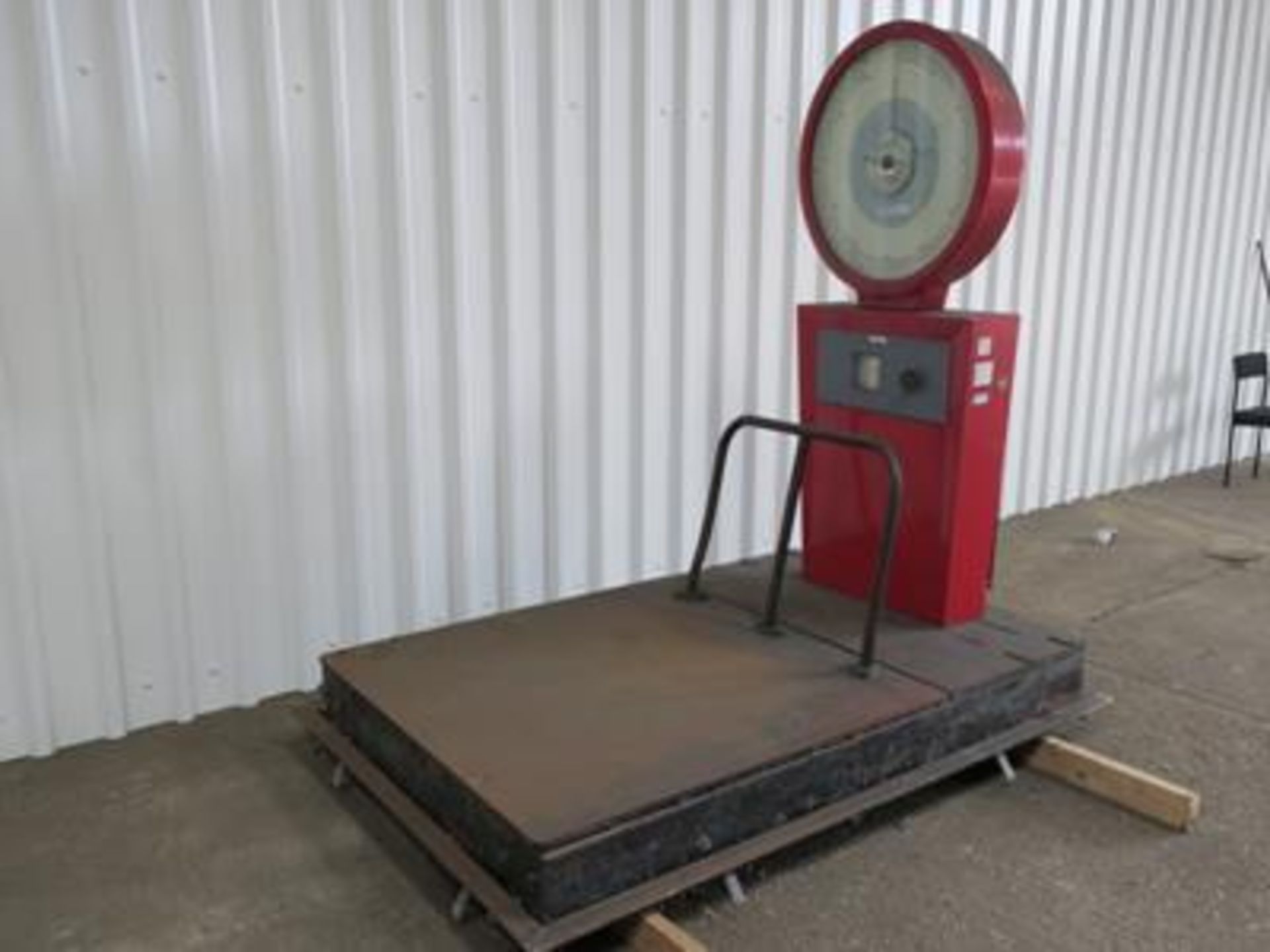 * Heavy duty Weighing Scale made by Todd Scales Ltd, Class 3 S/N 92056 cert no 948, Max 500Kg min