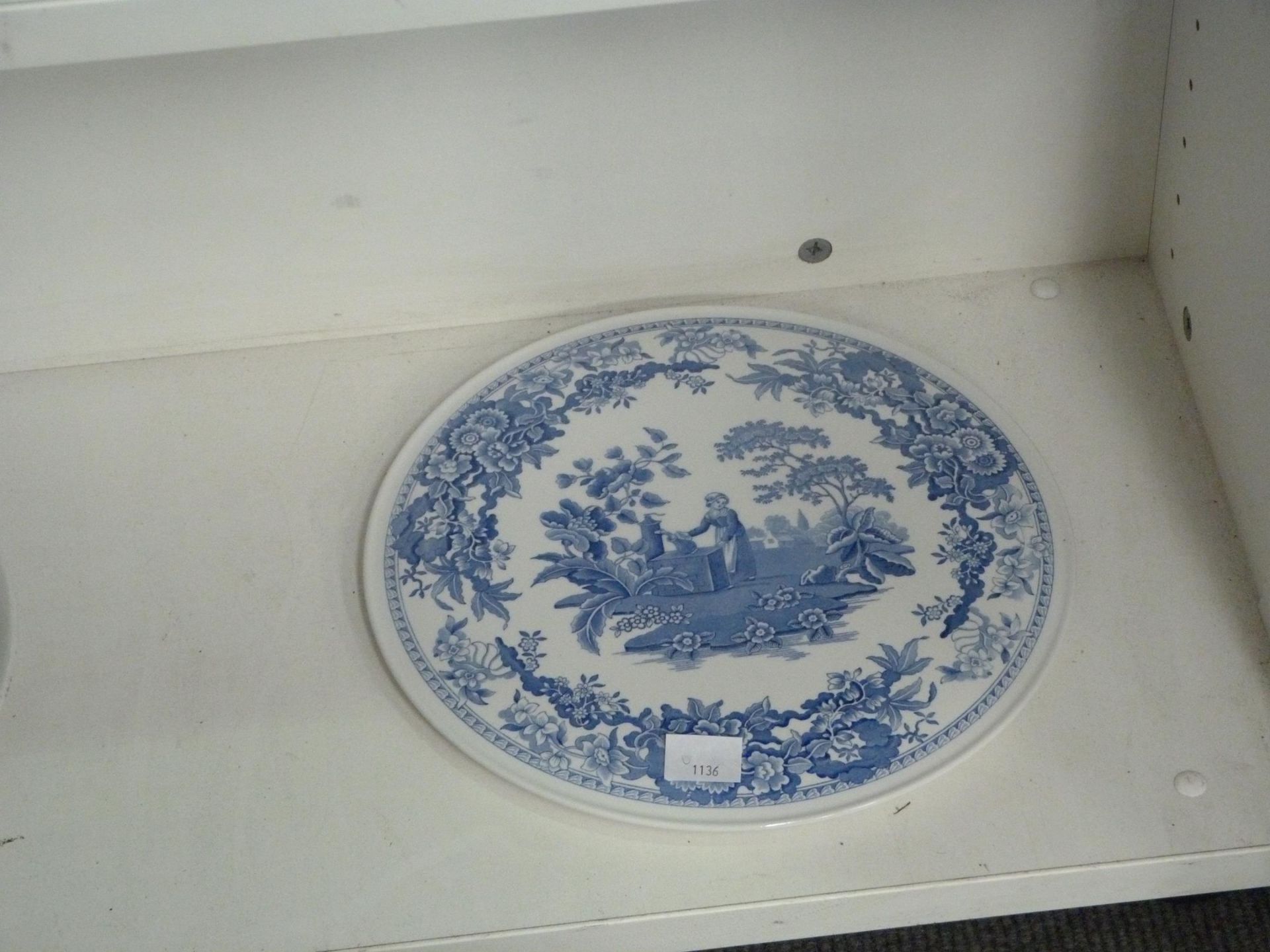 Five shelves to contain assorted Tureens, Meat Plates and Ceramic Tableware etc (est £20-£40) - Image 7 of 7