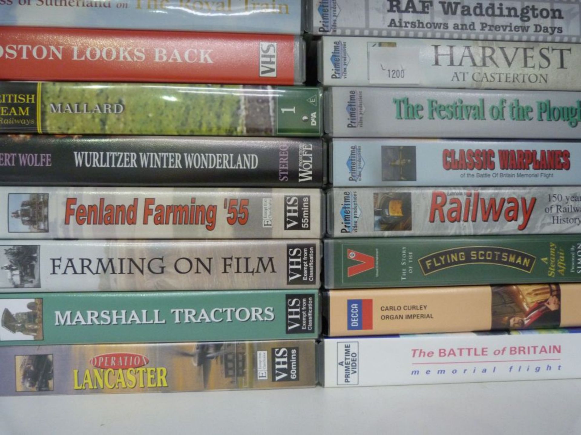 Over 40 DVD of Farming, Aircraft/Air show, Titles etc together with over 30 Videos (VHS) Covering - Image 8 of 15