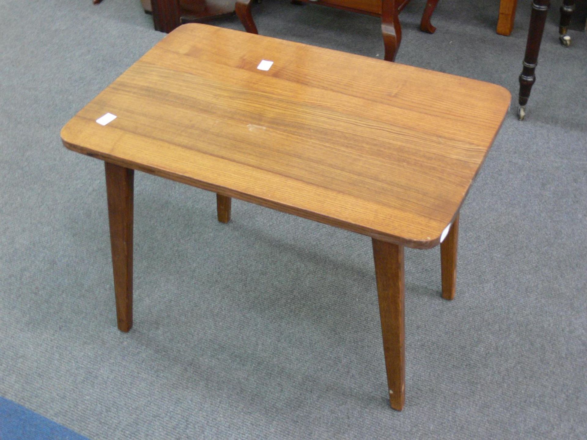 A wooden Piano Stool Seat with carry handles, two drop fronted drawers, Hinged cushioned top - Image 4 of 4