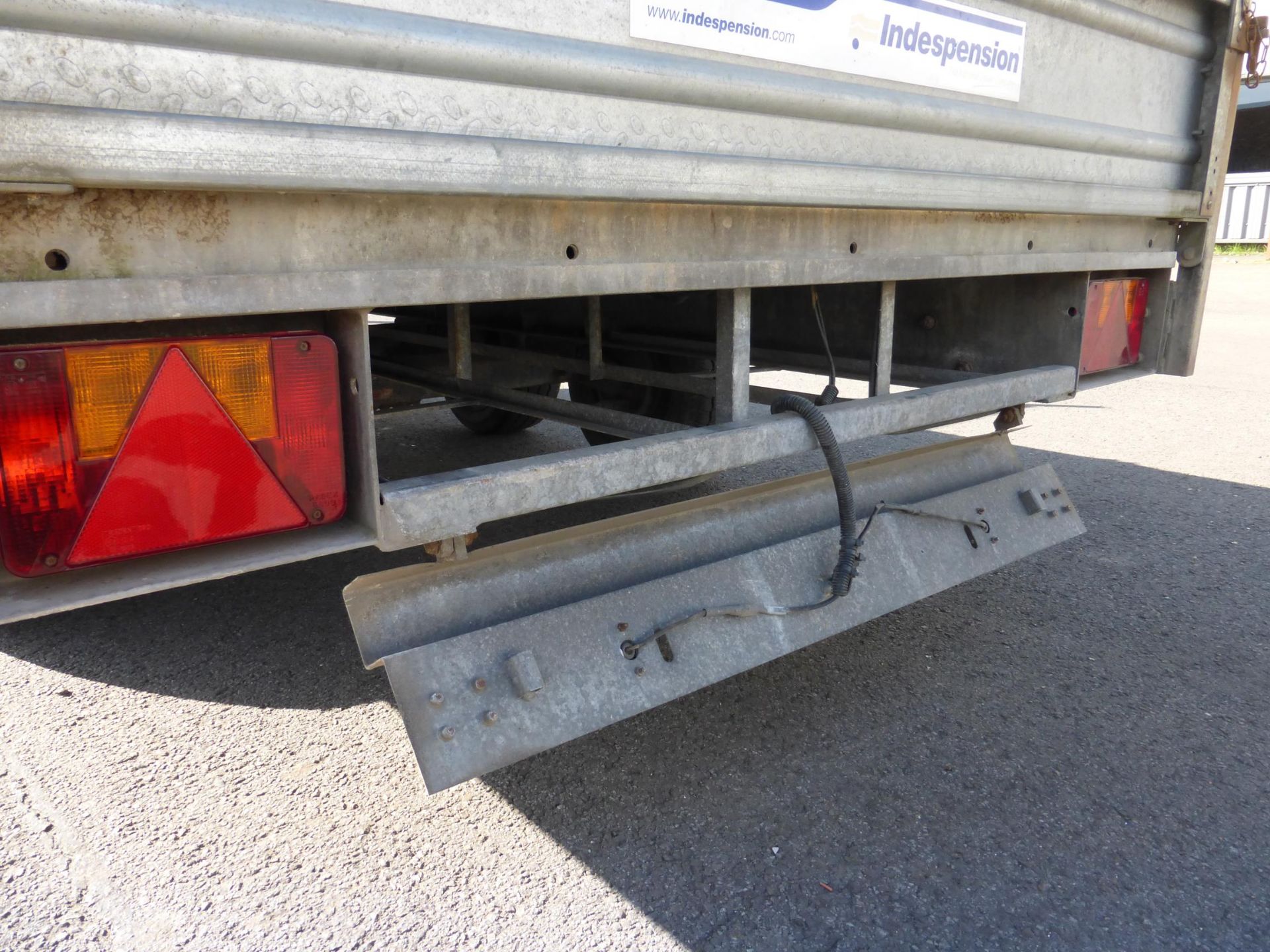 Indespension FB26 Galvanised Twin Axle Drop Side Plant Trailer, S/N: 076974A, GWT 2600Kg, 3m x 1.68m - Image 5 of 8