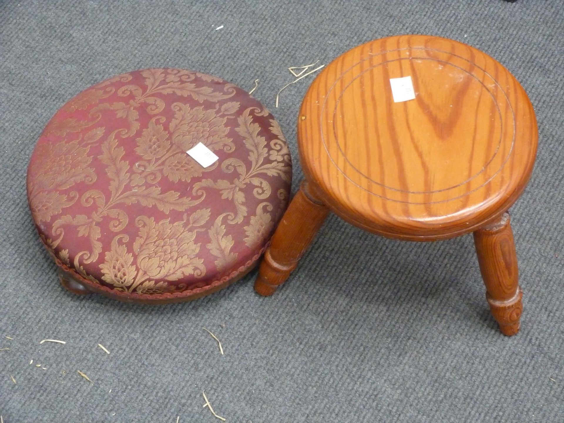 Mixed selection of items to include Three Lloyd Loom Style Stores, A Green example with Glass Top, - Image 2 of 4