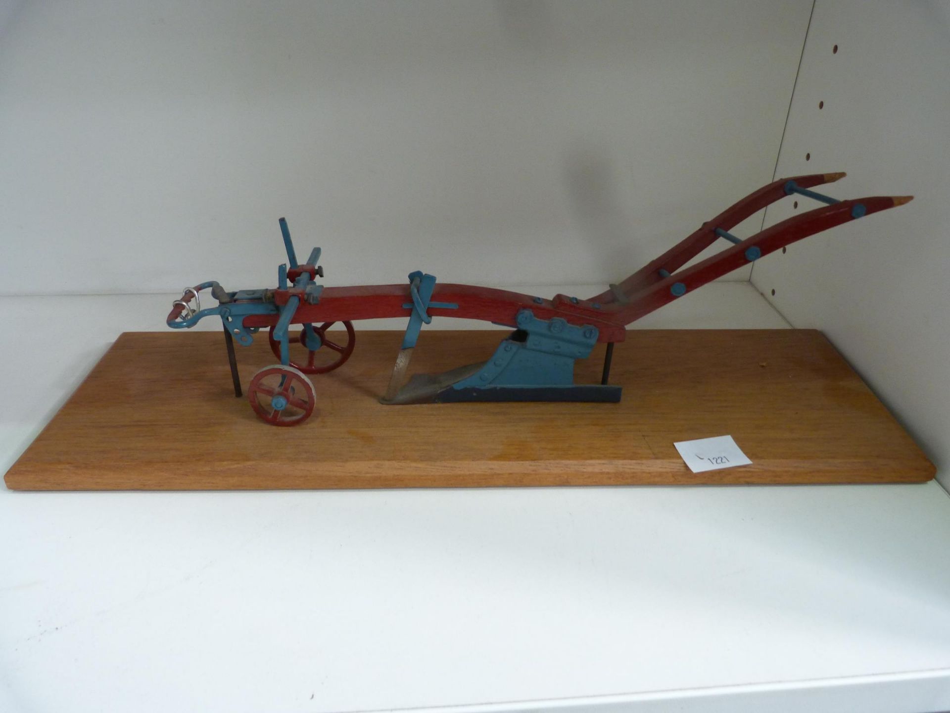 Three Metal Craft Early Ploughs, two mounted on bases (3) (est £20-£40) - Image 6 of 8