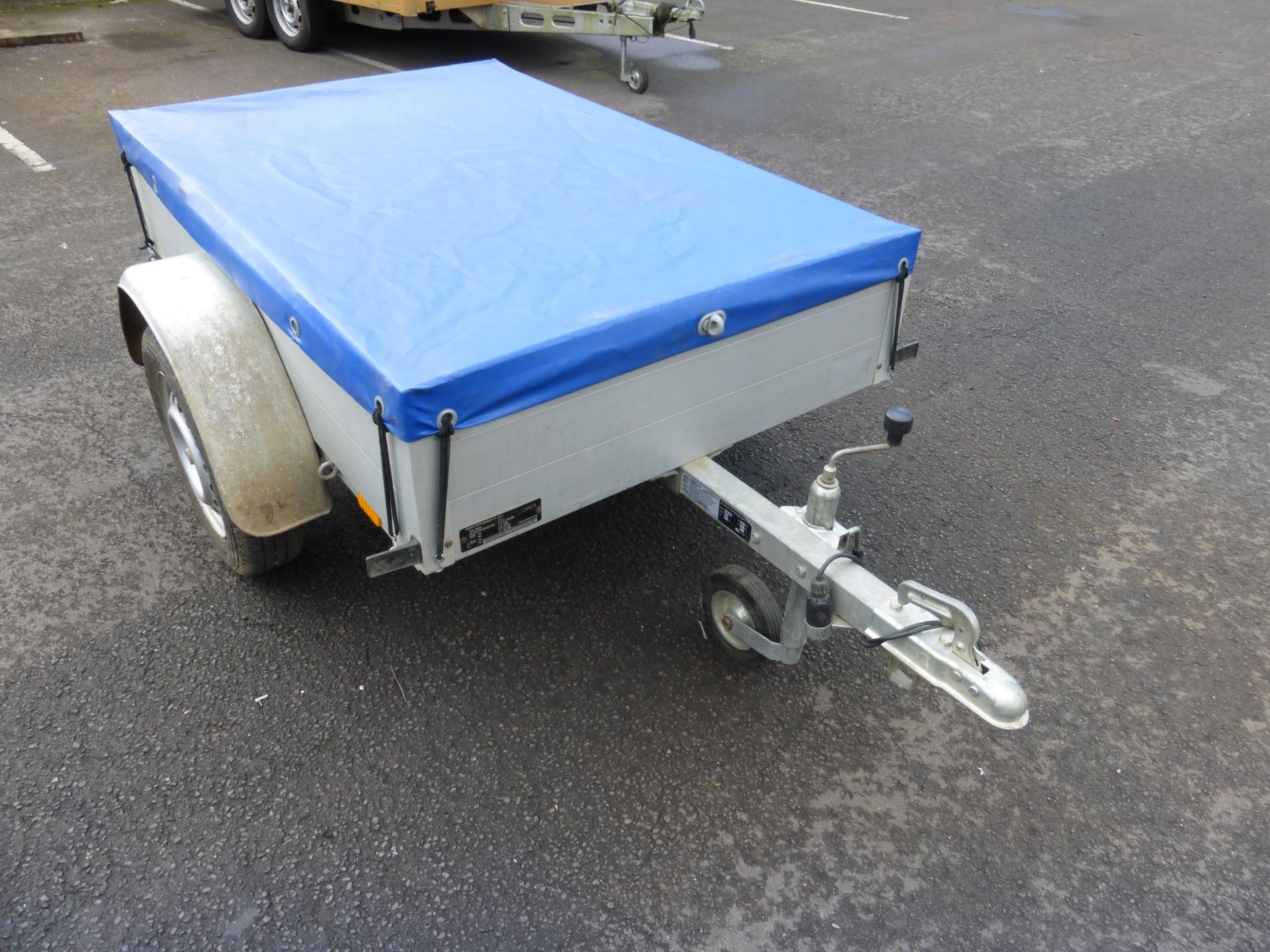 Anssems GT750 Aluminium Bodied Trailer, S/N: XLJGT400200021981, GA 750Kg, 1m x .5m x 30cm c/w Tarp - Image 2 of 6