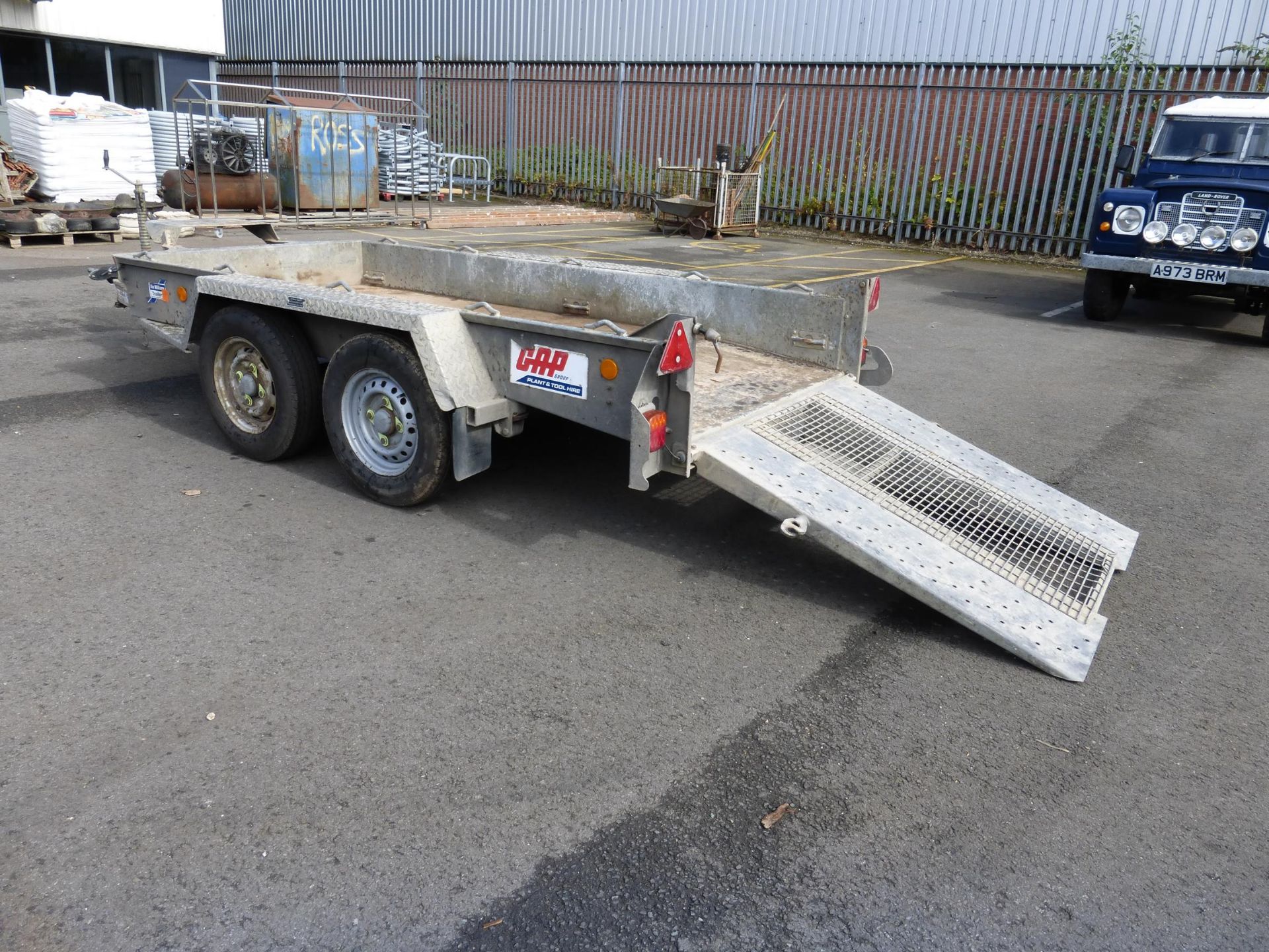 Ifor Williams 2013 Type DB56 GH94 Galvanised Twin Axle Plant Trailer. Vin No: SCK600000C0619020, - Image 6 of 10