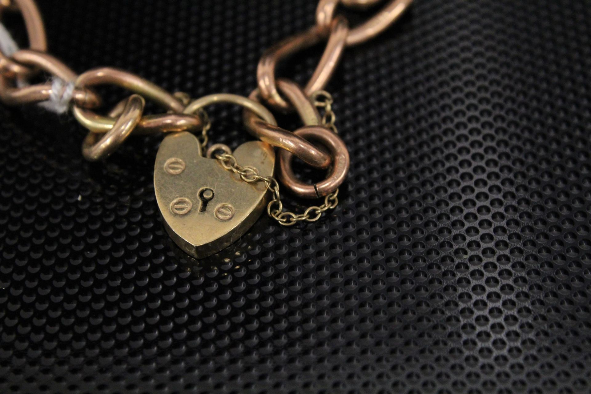 A 9ct Gold Broad Link Chain Bracelet 27gms. (Est. £200 - £400) - Image 2 of 2