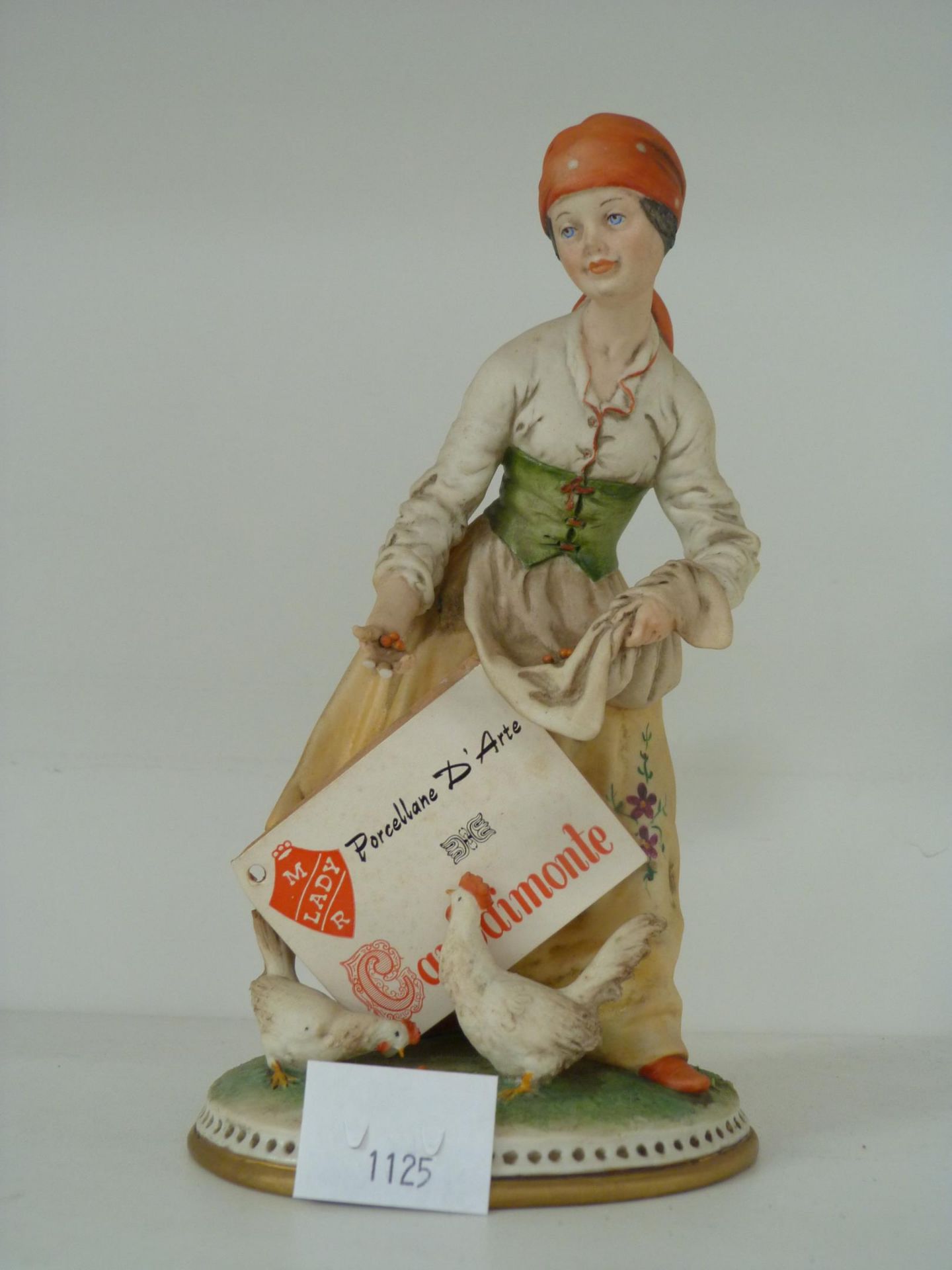 Five Capo-Di-Monte Porcelain Figurines to include 'Eggs for Breakfast' (A/F) (with Certificate), ' - Bild 3 aus 9