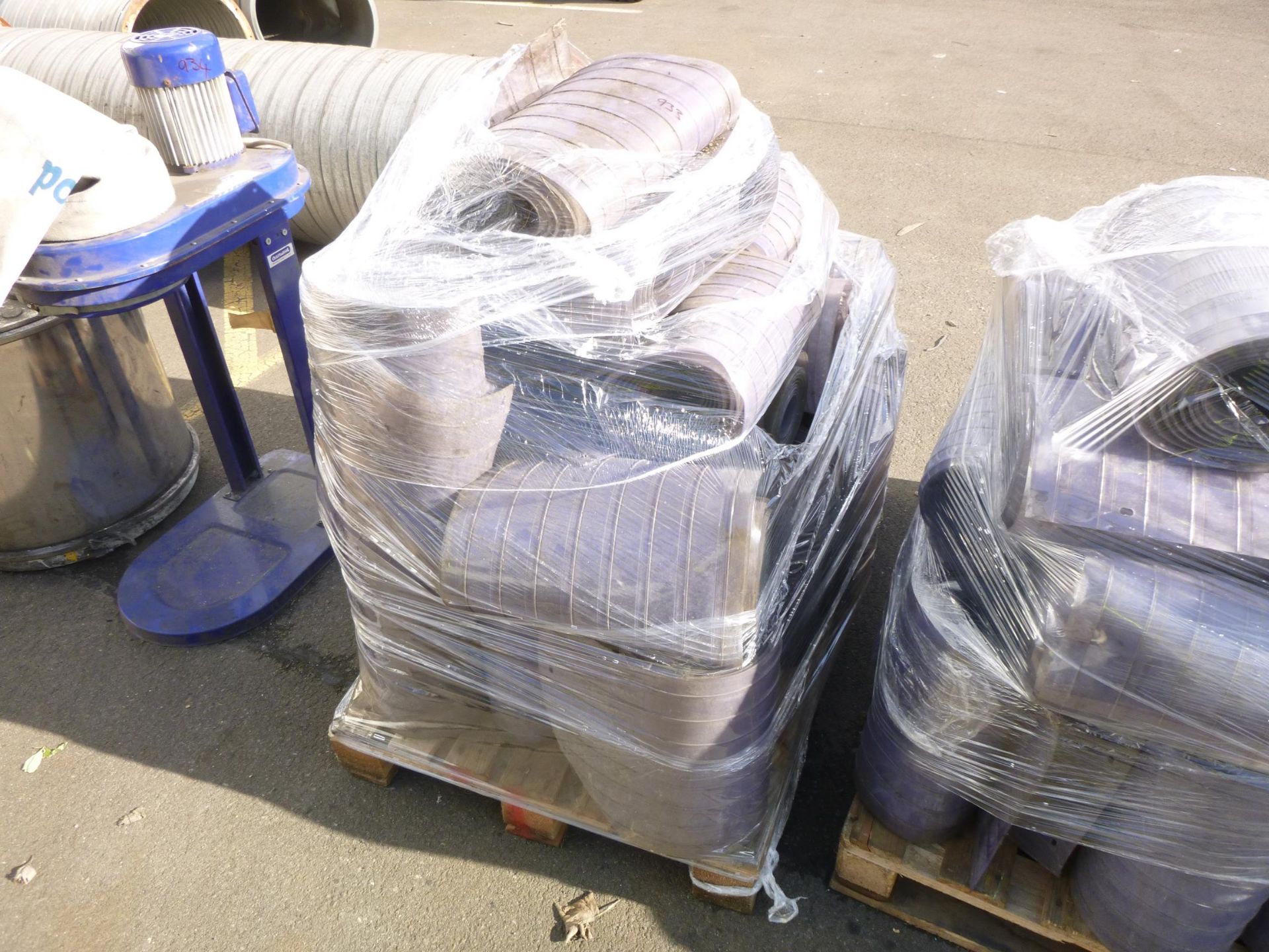 * A pallet of Industrial Door Strip Curtains. Please note there is a £10 plus VAT Lift Out Fee on