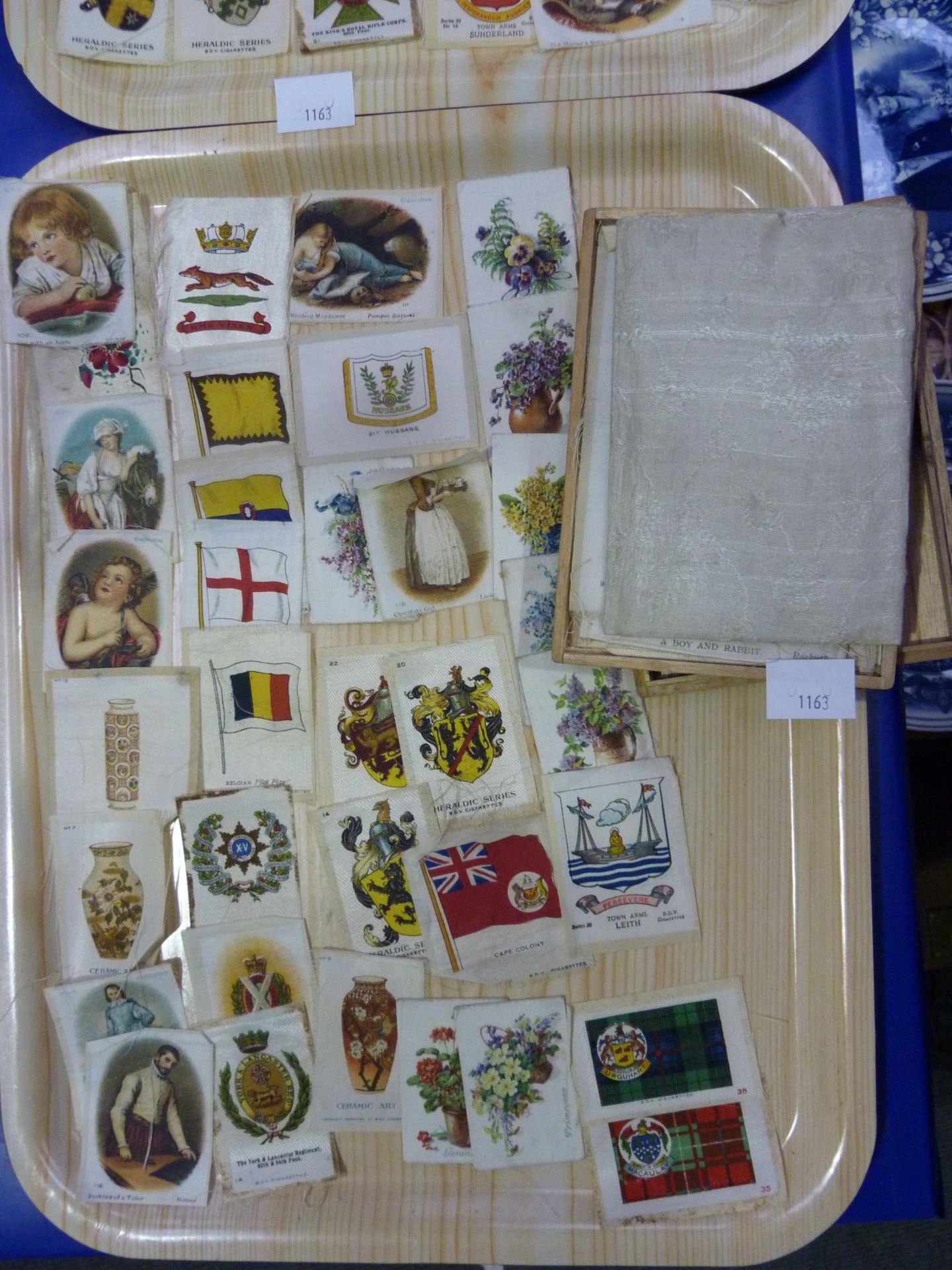 A selection of Silks featuring City Arms, Flags, Religious & Military Illustrations, Along with - Image 4 of 4