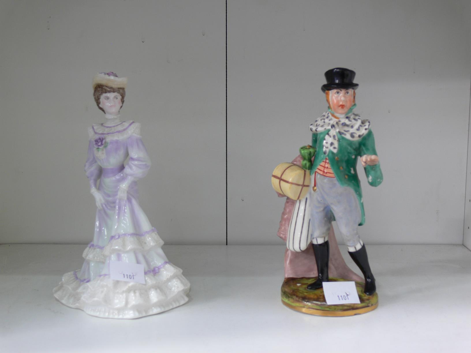 This is a Timed Online Auction on Bidspotter.co.uk, Click here to bid. Three Coalport Figurines - - Image 3 of 3