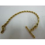 This is a Timed Online Auction on Bidspotter.co.uk, Click here to bid. A Gold Short Watch Chain -