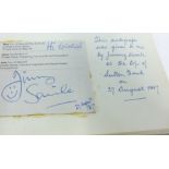 This is a Timed Online Auction on Bidspotter.co.uk, Click here to bid. An Autograph Book featuring