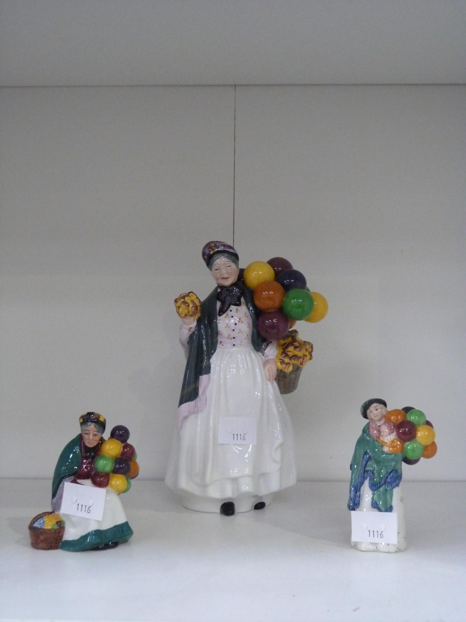 This is a Timed Online Auction on Bidspotter.co.uk, Click here to bid. Three Royal Doulton Balloon