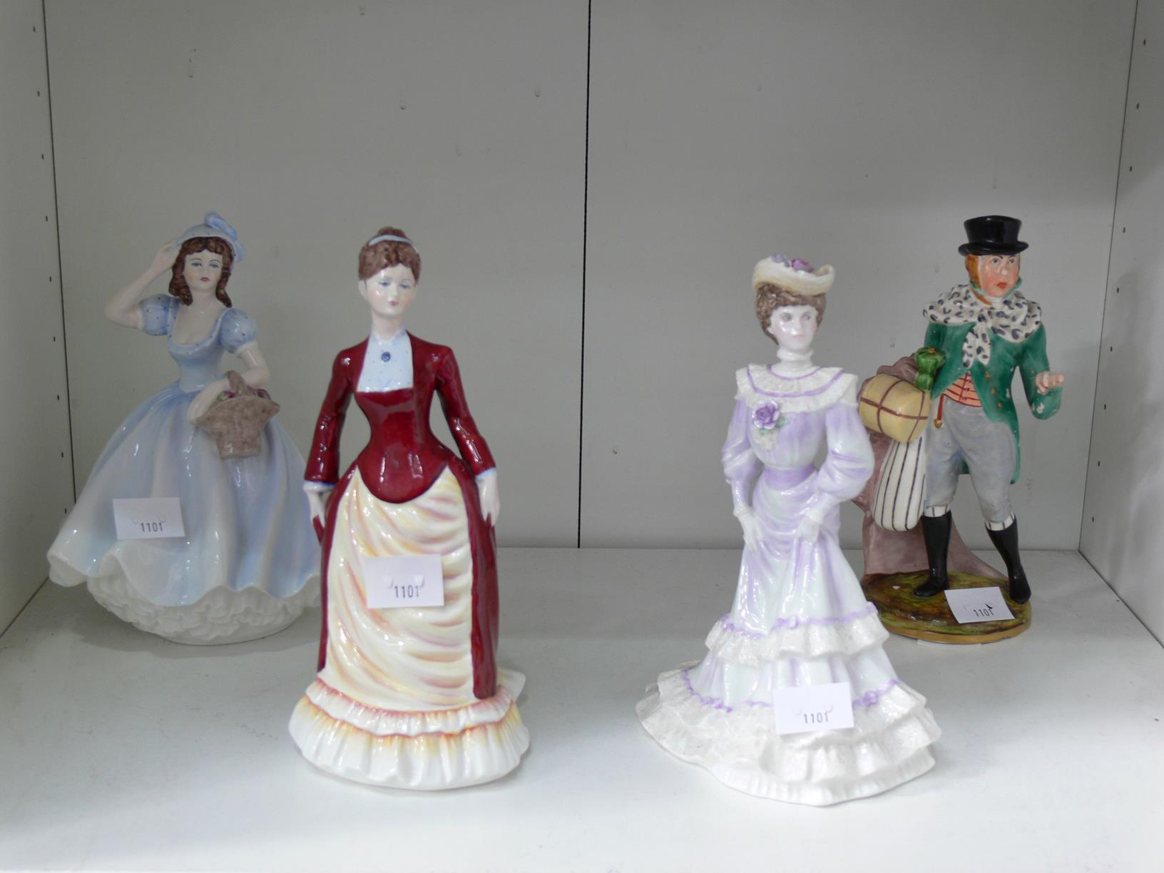 This is a Timed Online Auction on Bidspotter.co.uk, Click here to bid. Three Coalport Figurines -