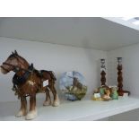 This is a Timed Online Auction on Bidspotter.co.uk, Click here to bid. A Beswick Shire Horse in