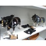 This is a Timed Online Auction on Bidspotter.co.uk, Click here to bid. Two Sylvac Shire Horses