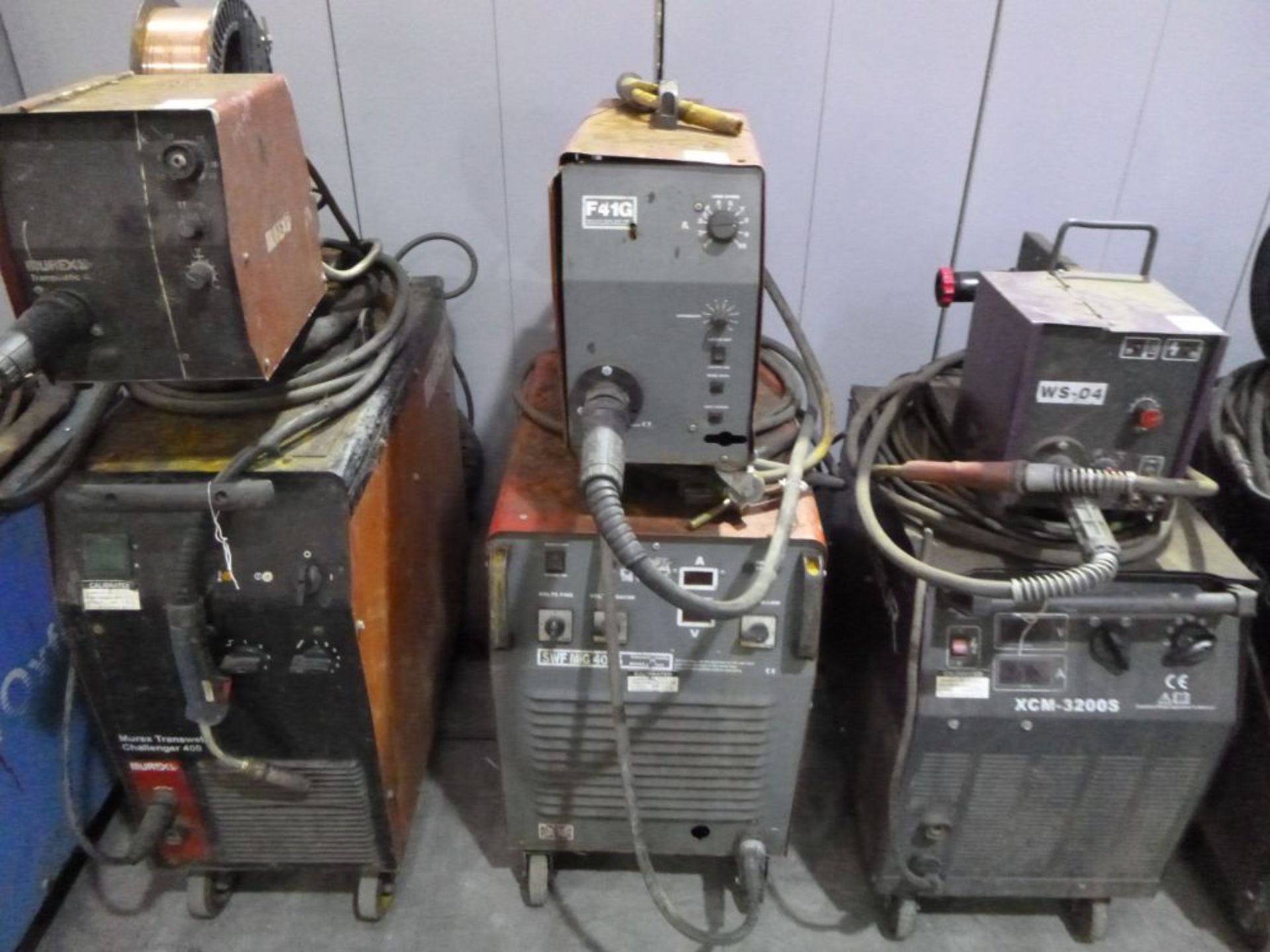 * A Tecarc SWF MIG 400S Welder complete with a Tecarc F14G Wire Feed 3PH. Please note there is a £