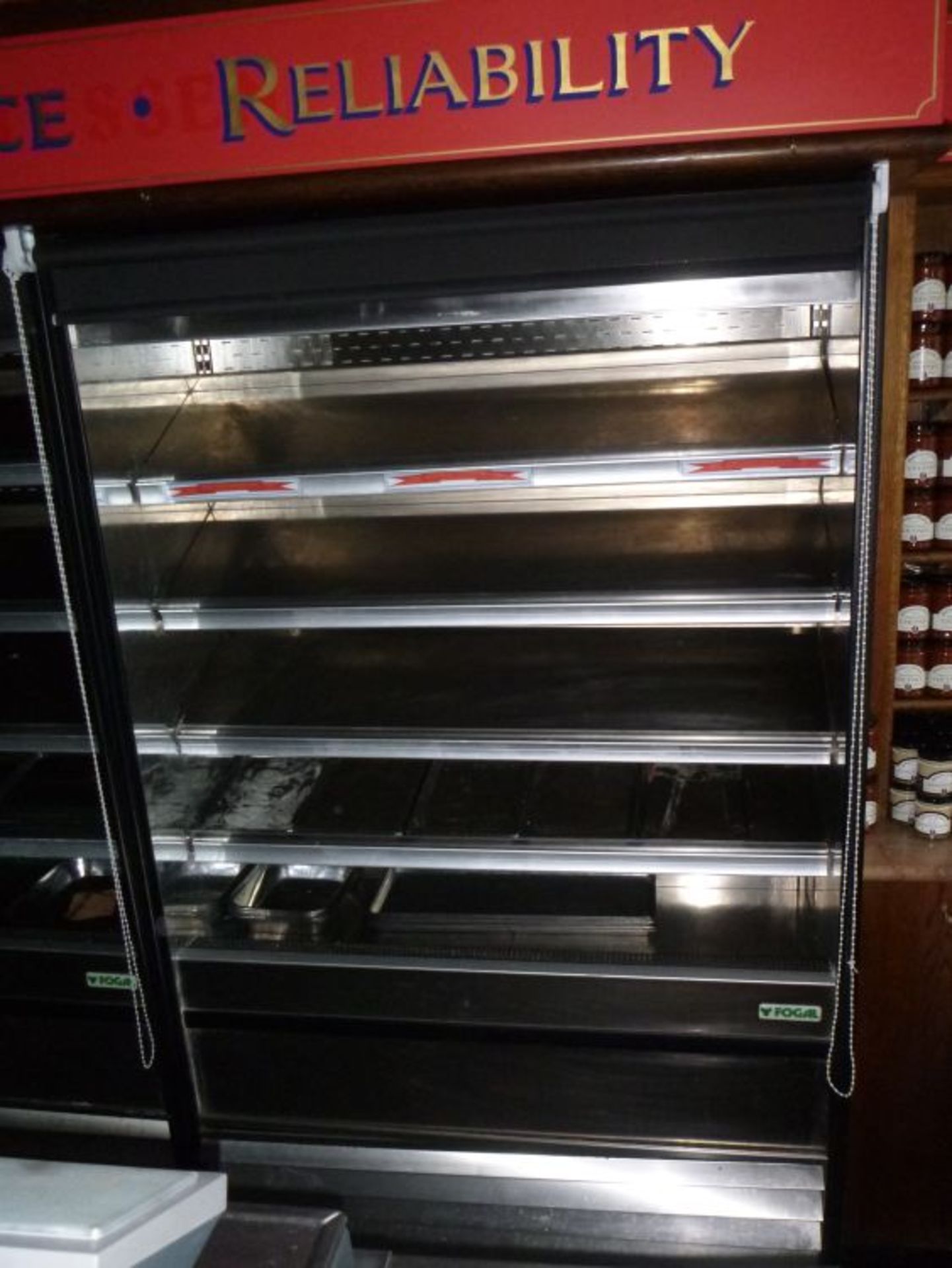 * 2 x Fogal Stainless Steel Chilled Display Cabinets (1.25m wide x 1.94m high x 500mm deep) - Image 3 of 3