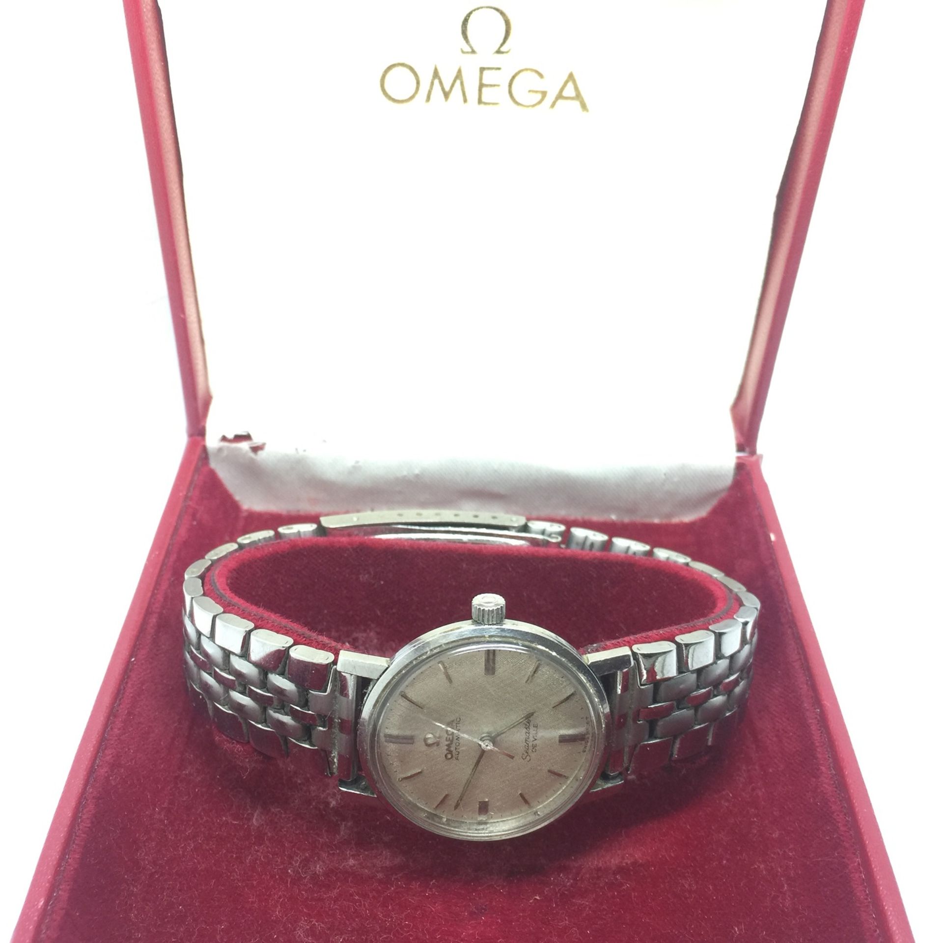 Vintage Stainless Steel Omega Seamaster Watch - Image 2 of 3