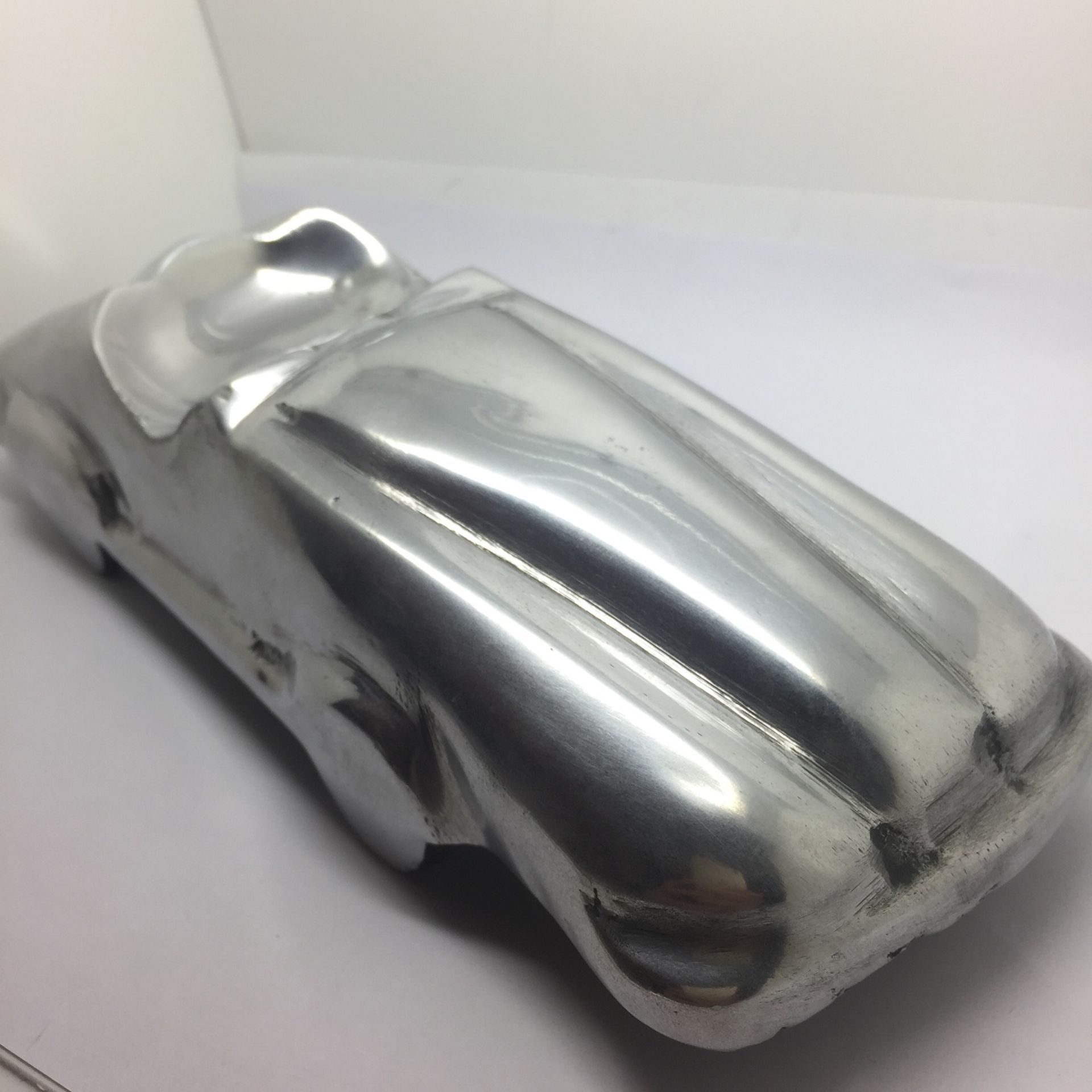 A Fine Art Deco Racing Car Ash Tray