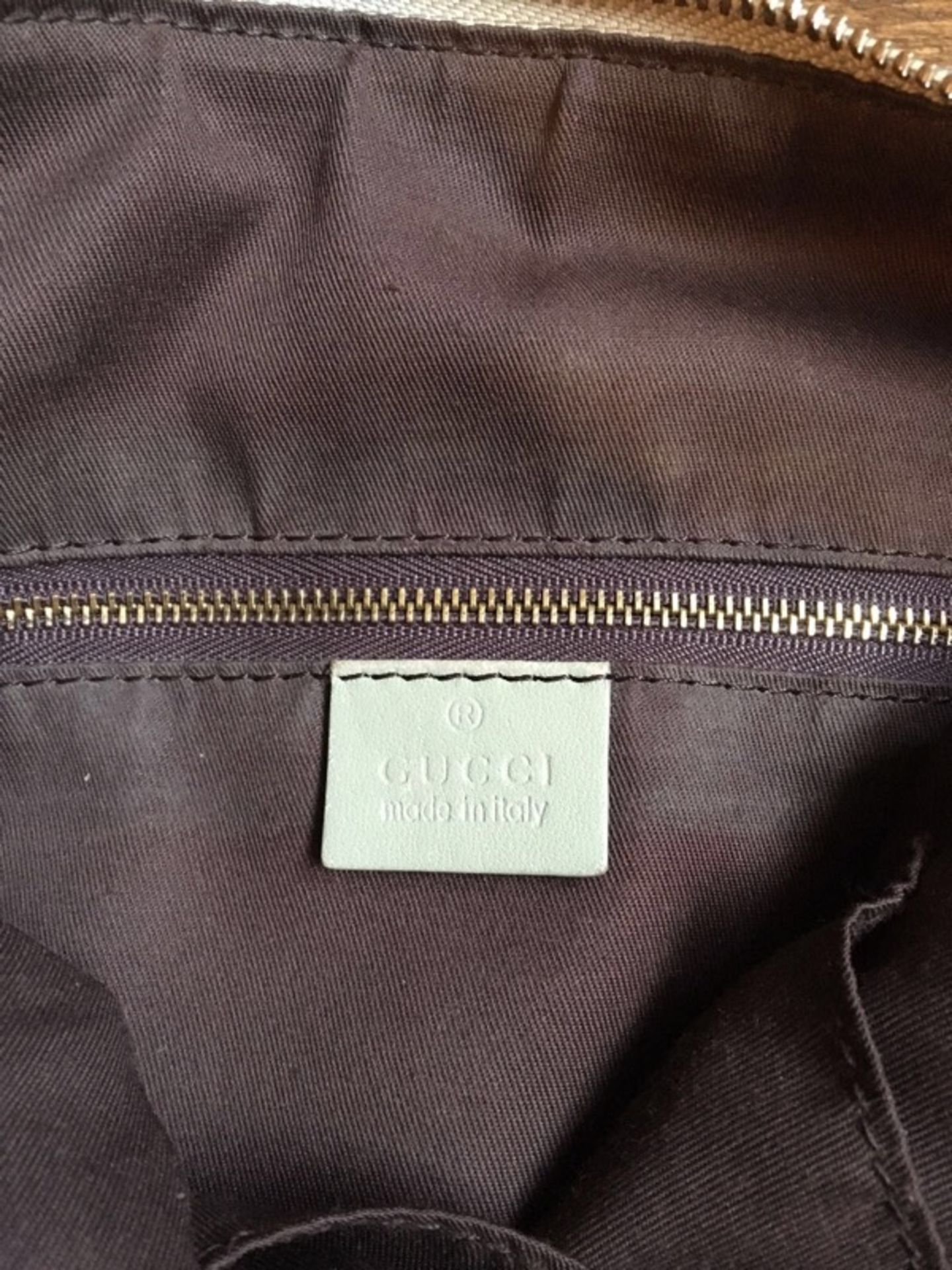 GUCCI MONOGRAM CANVAS BAG - Image 4 of 7