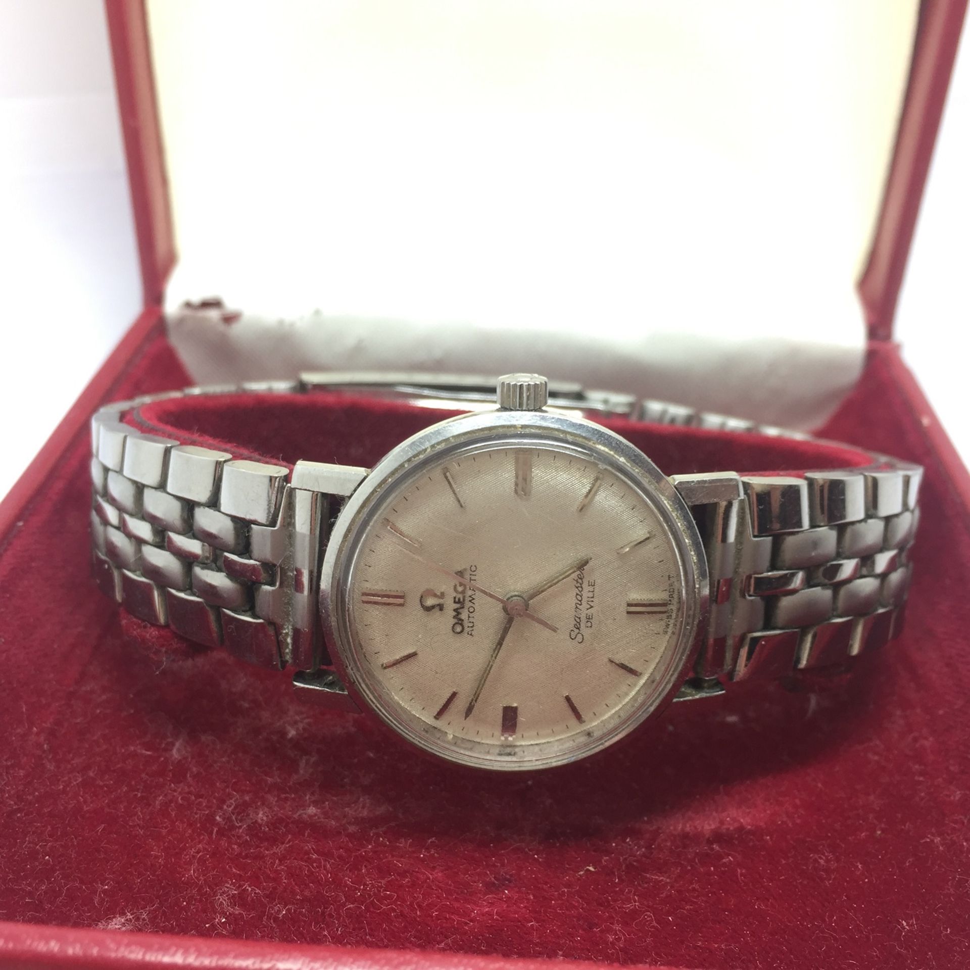 Vintage Stainless Steel Omega Seamaster Watch