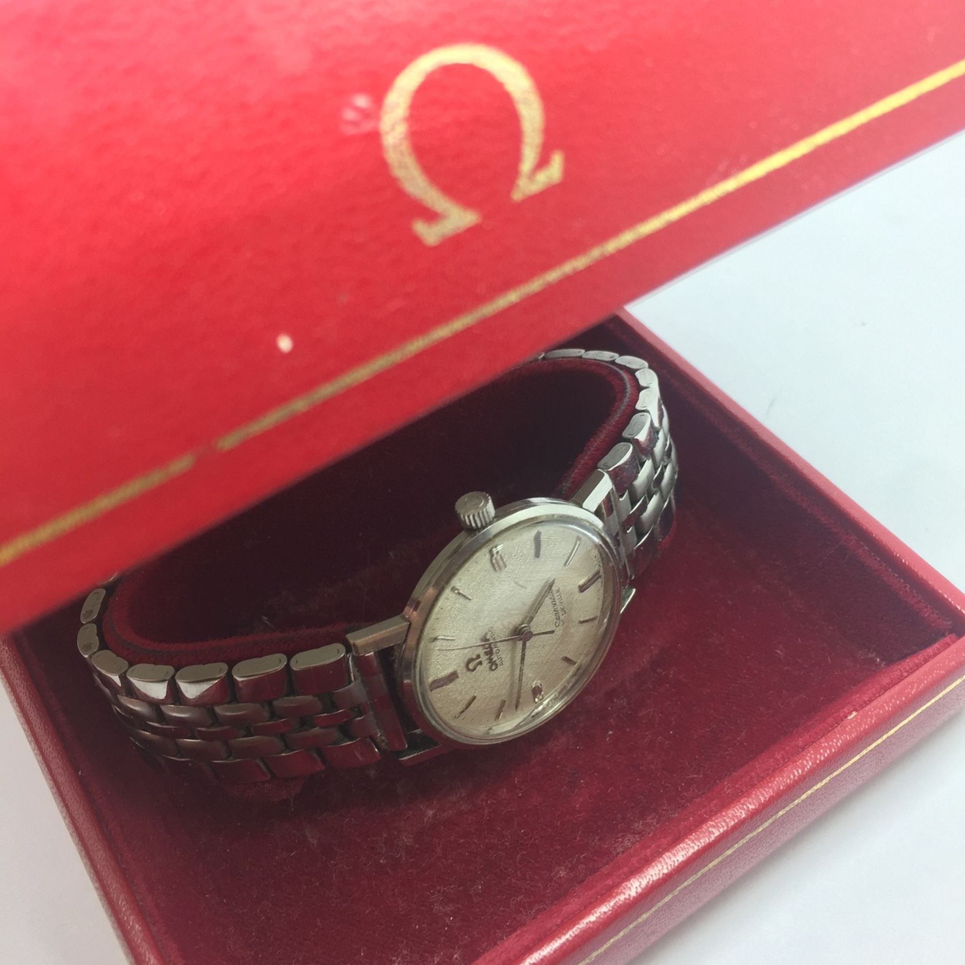 Vintage Stainless Steel Omega Seamaster Watch - Image 3 of 3