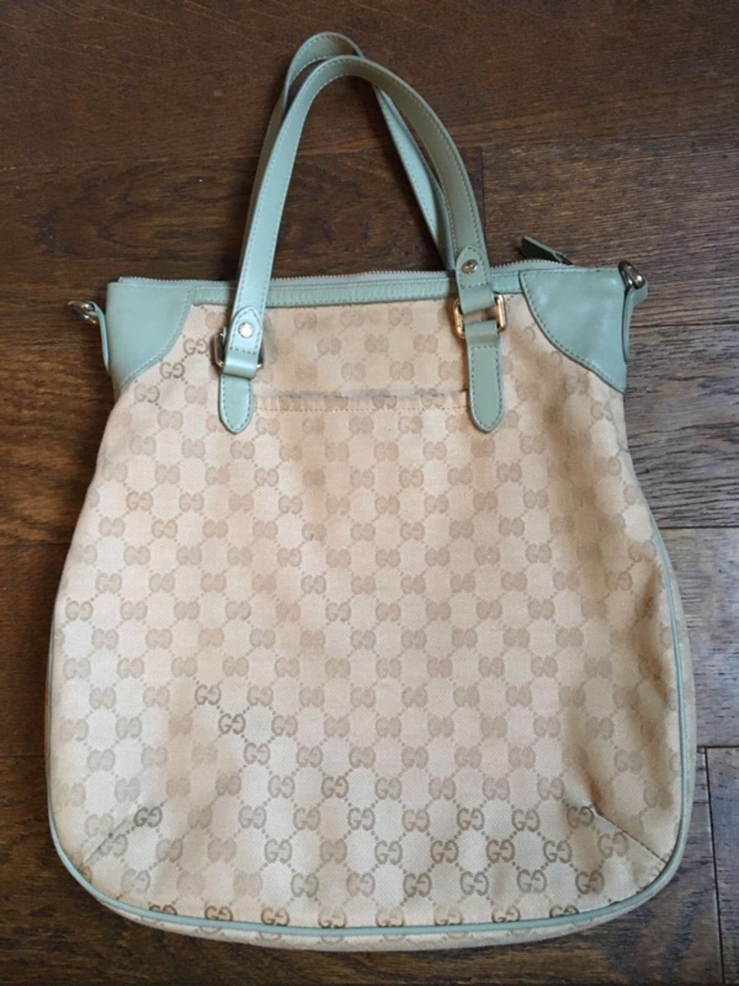 GUCCI MONOGRAM CANVAS BAG - Image 7 of 7