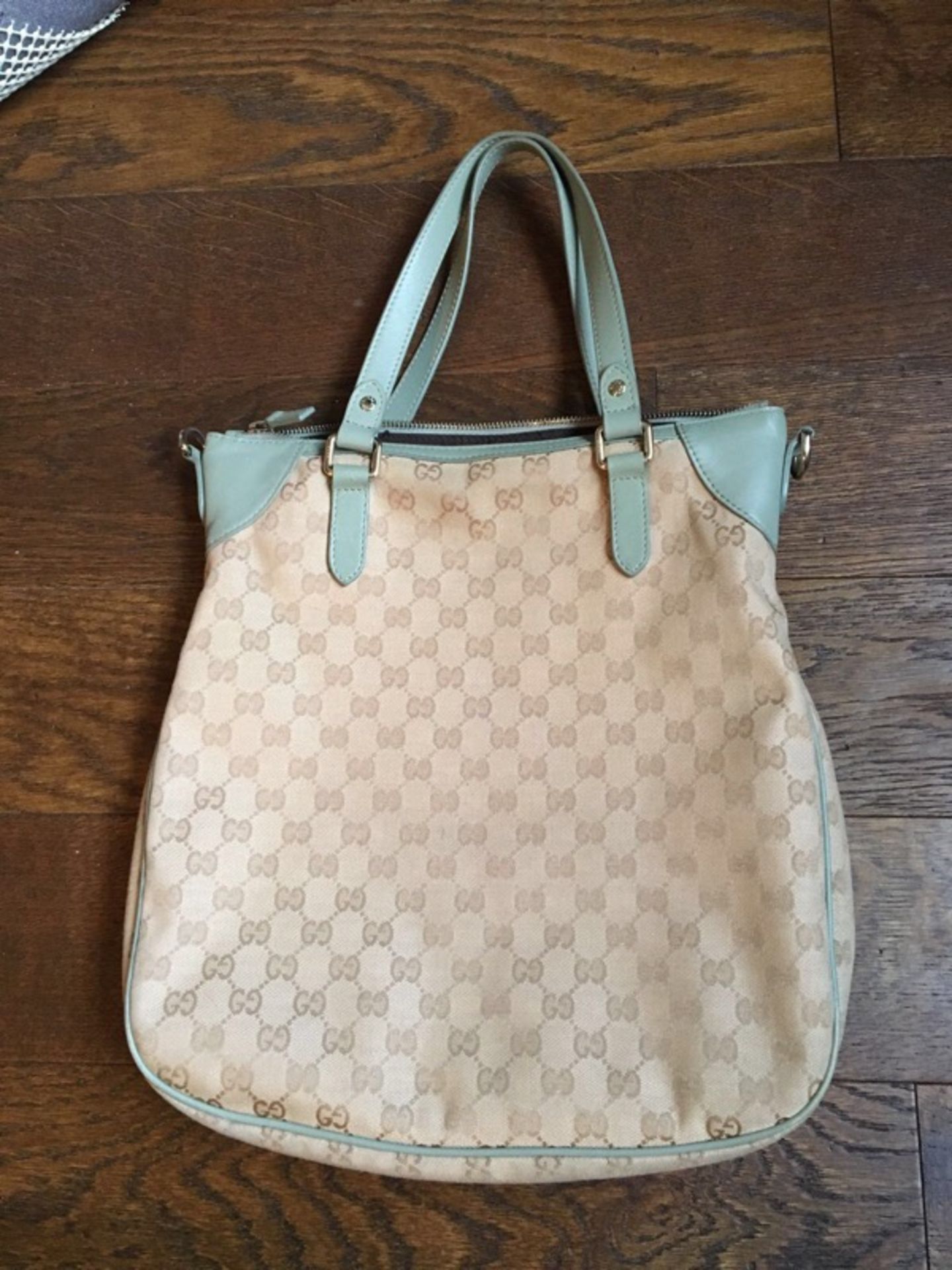 GUCCI MONOGRAM CANVAS BAG