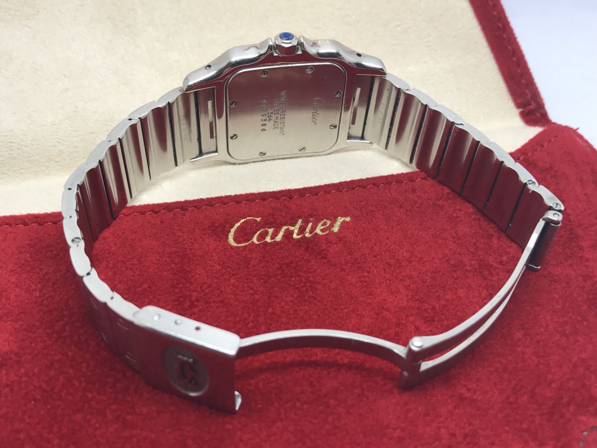 MENS Cartier Santos Galbee Stainless Steel 1564 - Image 2 of 4