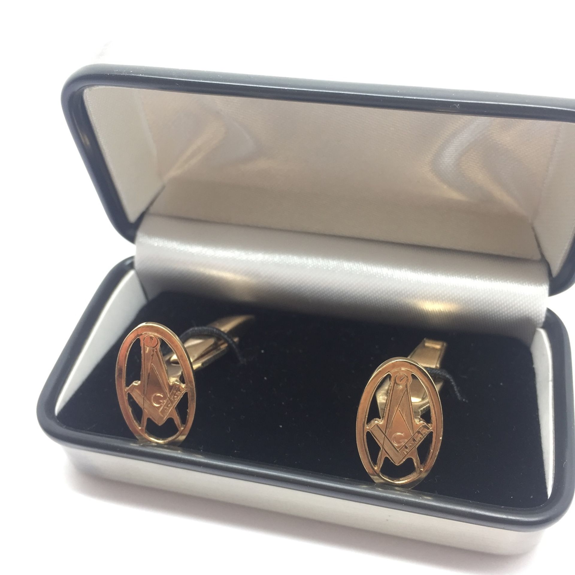 9ct Gold Masonic Cufflinks