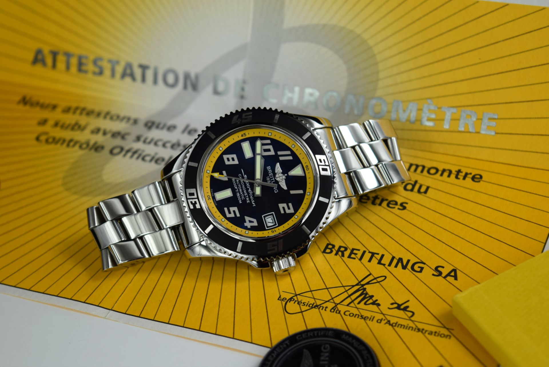 *** BREITLING SUPEROCEAN 42 'ABYSS' (A17364) *** - Image 10 of 12