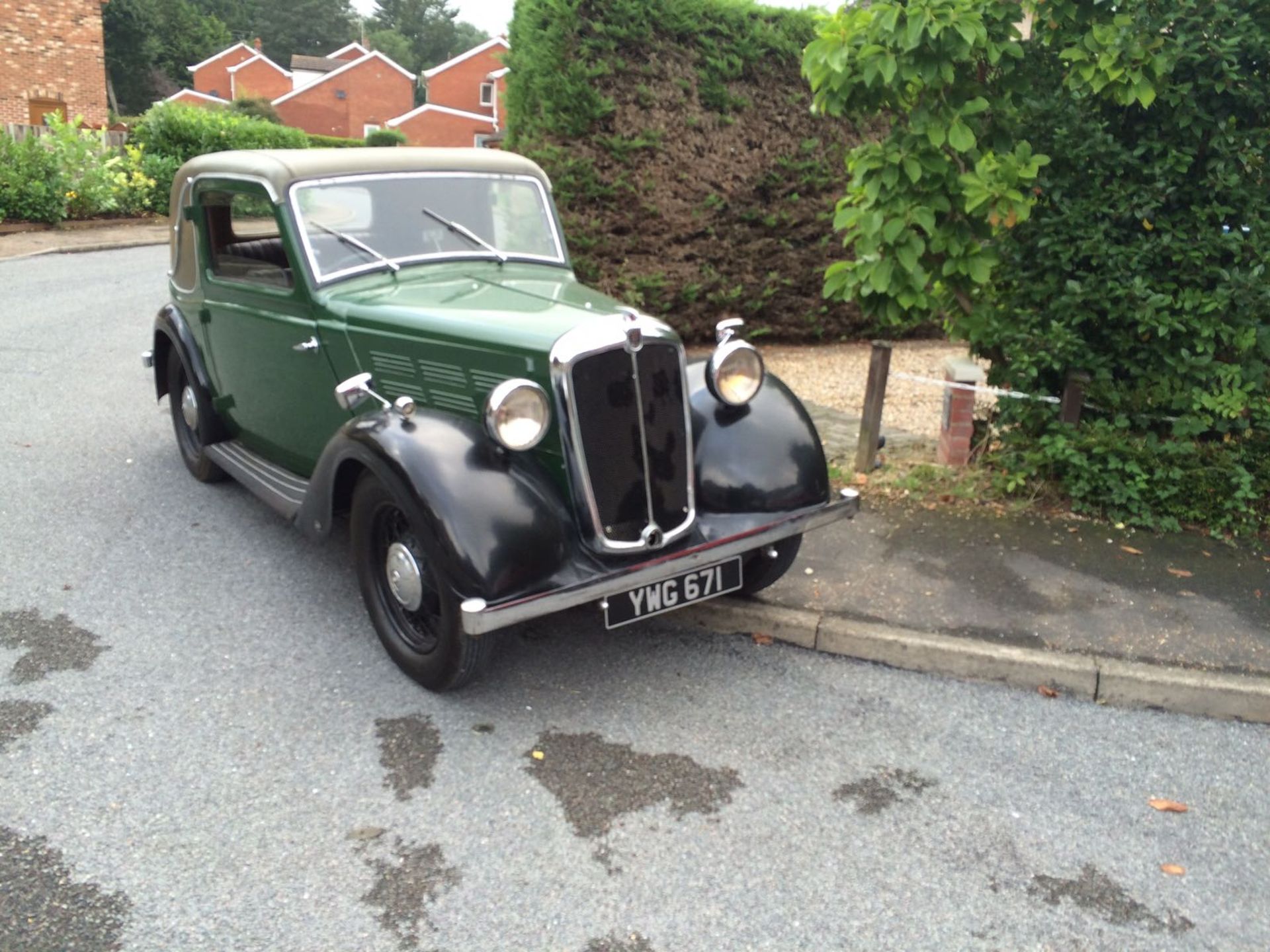 1935 MORRIS 12/4 SERIES II SPECIAL COUPE -1200cc reg: YWG 671 - NO RESERVE - Image 2 of 7