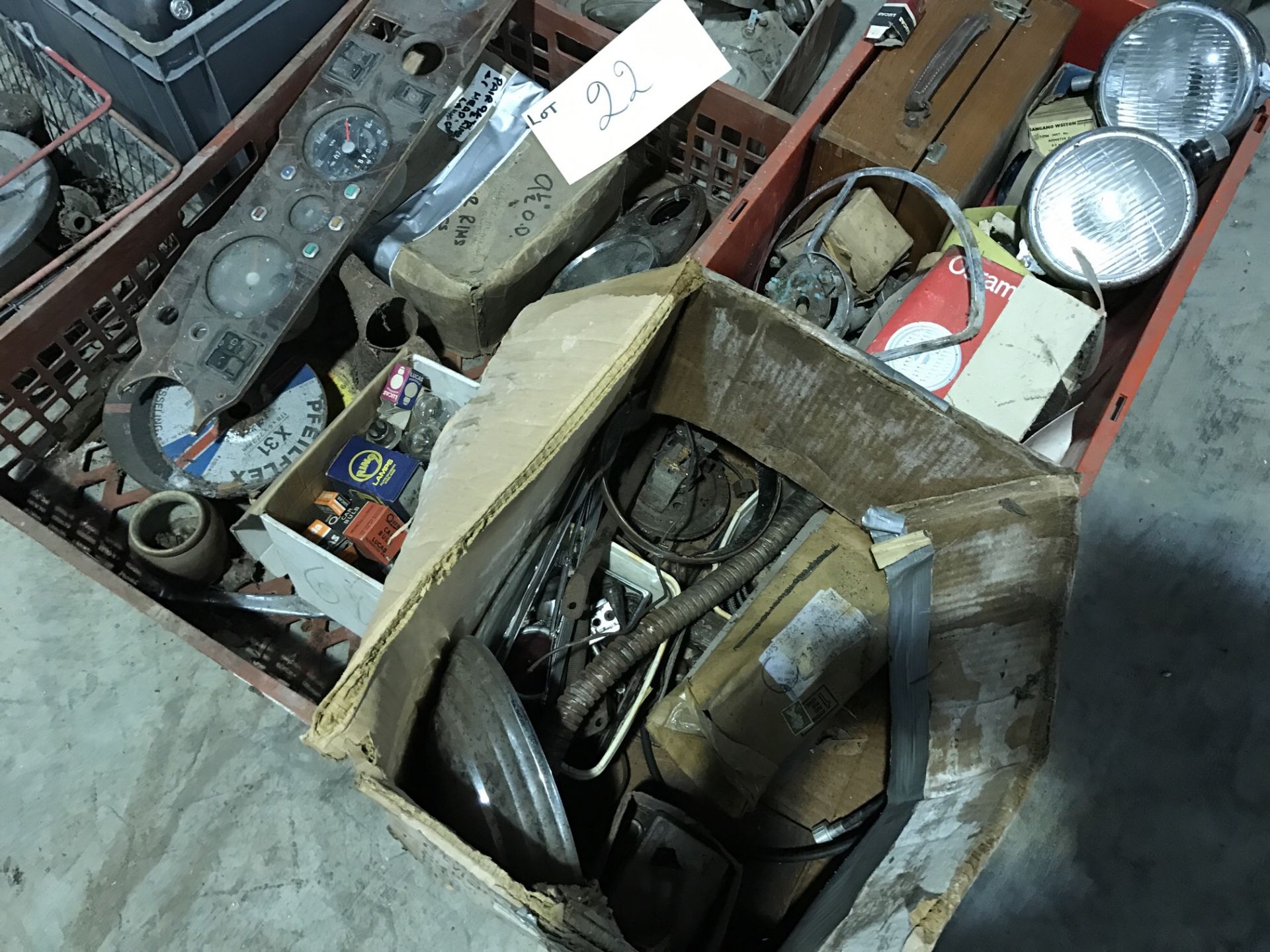 Selection of headlamps, dash boards etc. - NO RESERVE - Image 2 of 4