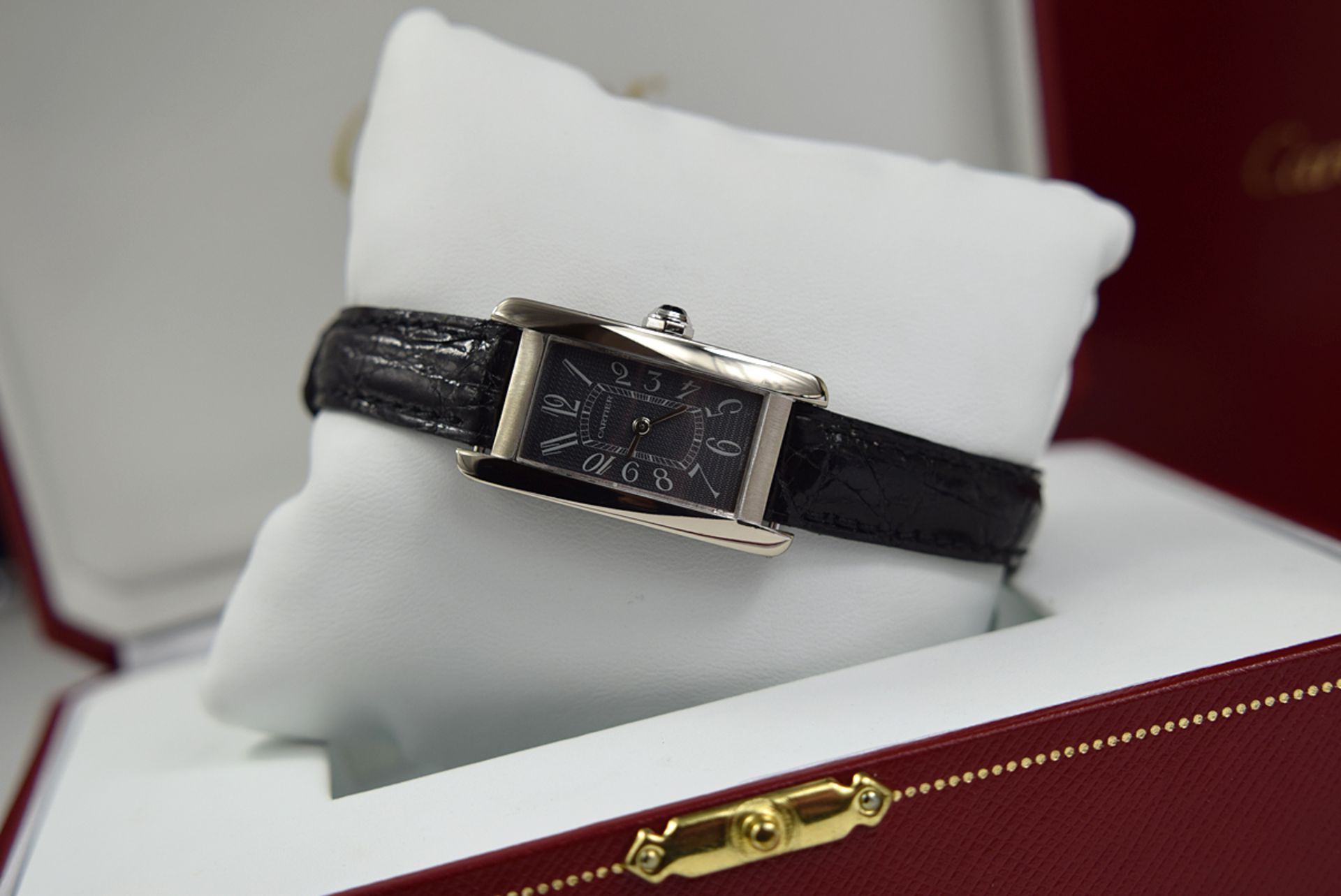 CARTIER 'AMERICAINE' 1713 WG - 18K WHITE GOLD *RARE* GREY DIAL! - Image 5 of 11
