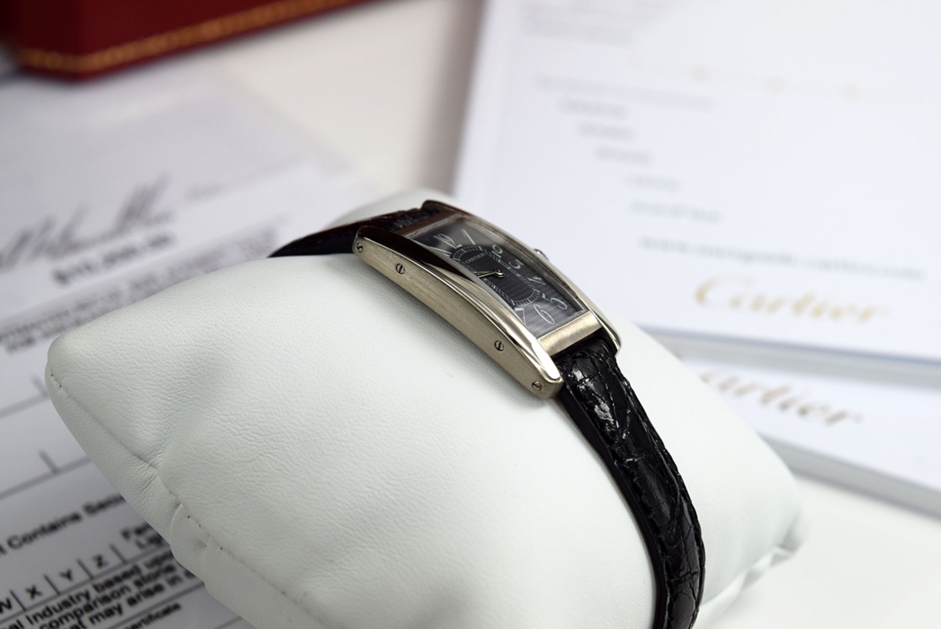 CARTIER 'AMERICAINE' 1713 WG - 18K WHITE GOLD *RARE* GREY DIAL! - Image 10 of 11