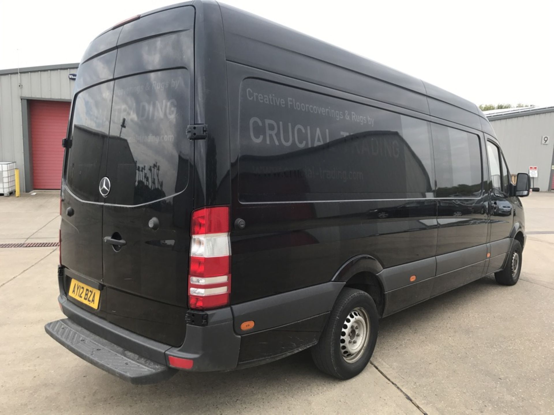 BLACK BEAUTY MERCEDES SPRINTER 4m 313 CDI VAN IN BLACK - 2012 12 REG - Image 2 of 12