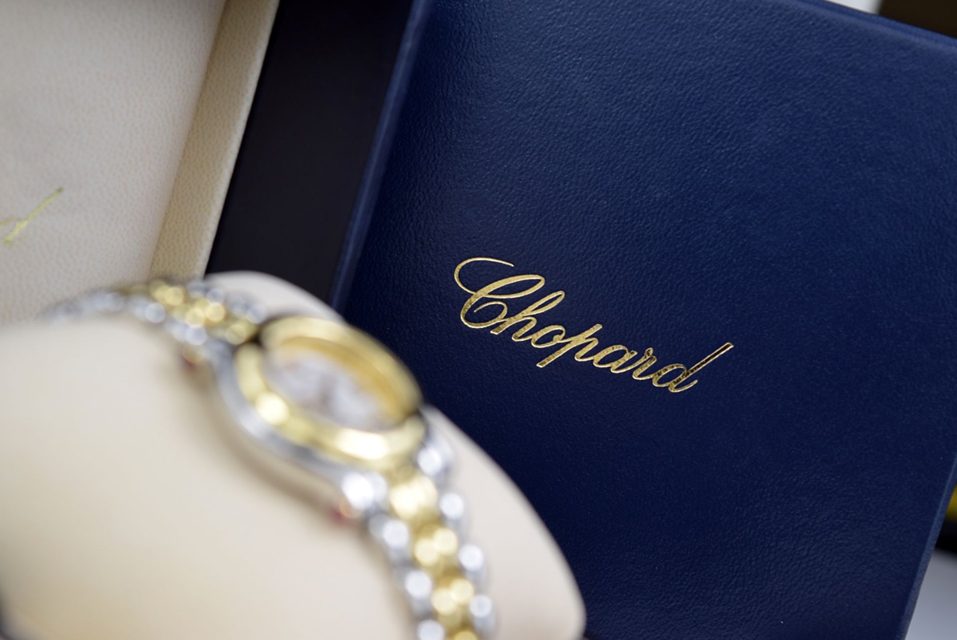 CHOPARD - HAPPY SPORT in 18K GOLD & STEEL with 'FLOATING' DIAMONDS! - Image 6 of 10