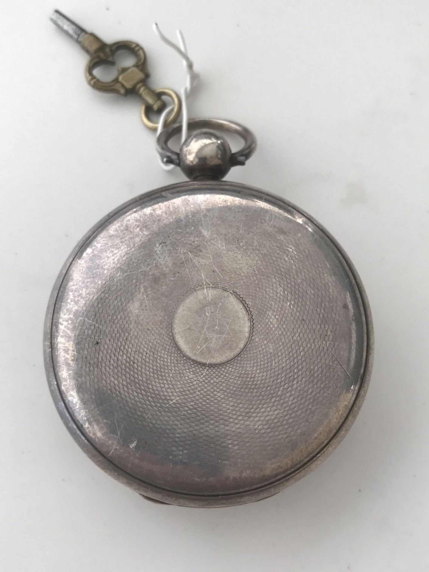 SILVER CASED VERGE POCKET WATCH LONDON 1912 - Image 2 of 3