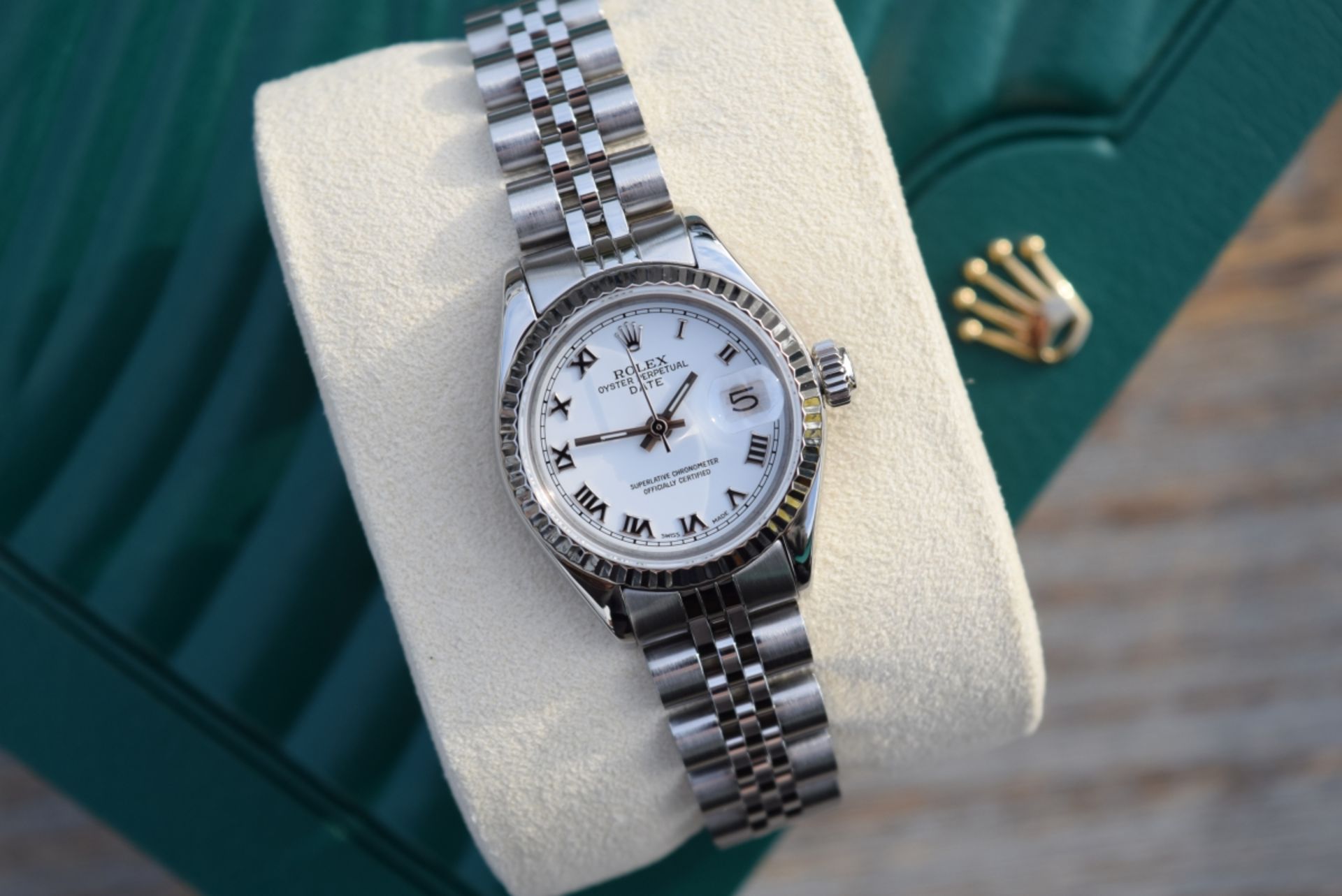 *Gorgeous* Rolex Lady DateJust (White Roman Numeral Dial)