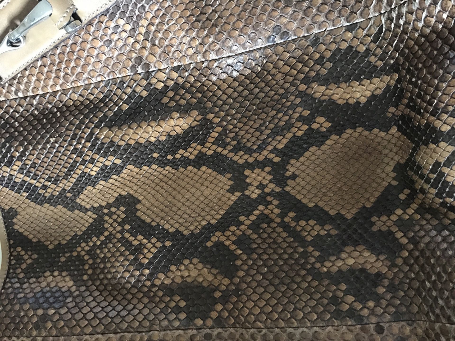 RARE GUCCI SNAKESKIN HANDBAG WITH DUSTBAG IN GREAT CONDITION - Image 11 of 15