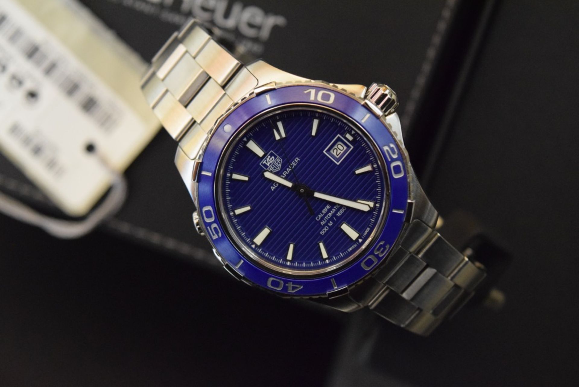 *JUNE 2017* TAG Heuer Blue Aquaracer WAK2111 (Full set and hard to find model)