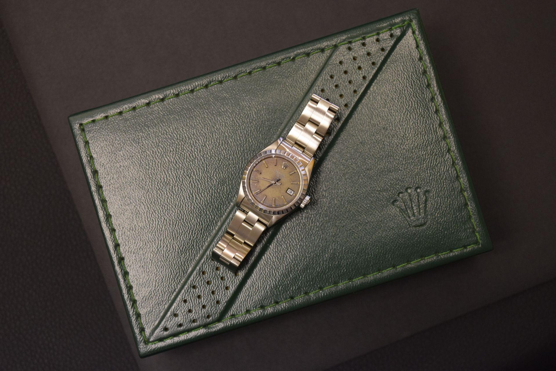 *Patina* Rare Rolex Oyster 'Date' - With box - To be sold at no reserve - Image 5 of 5