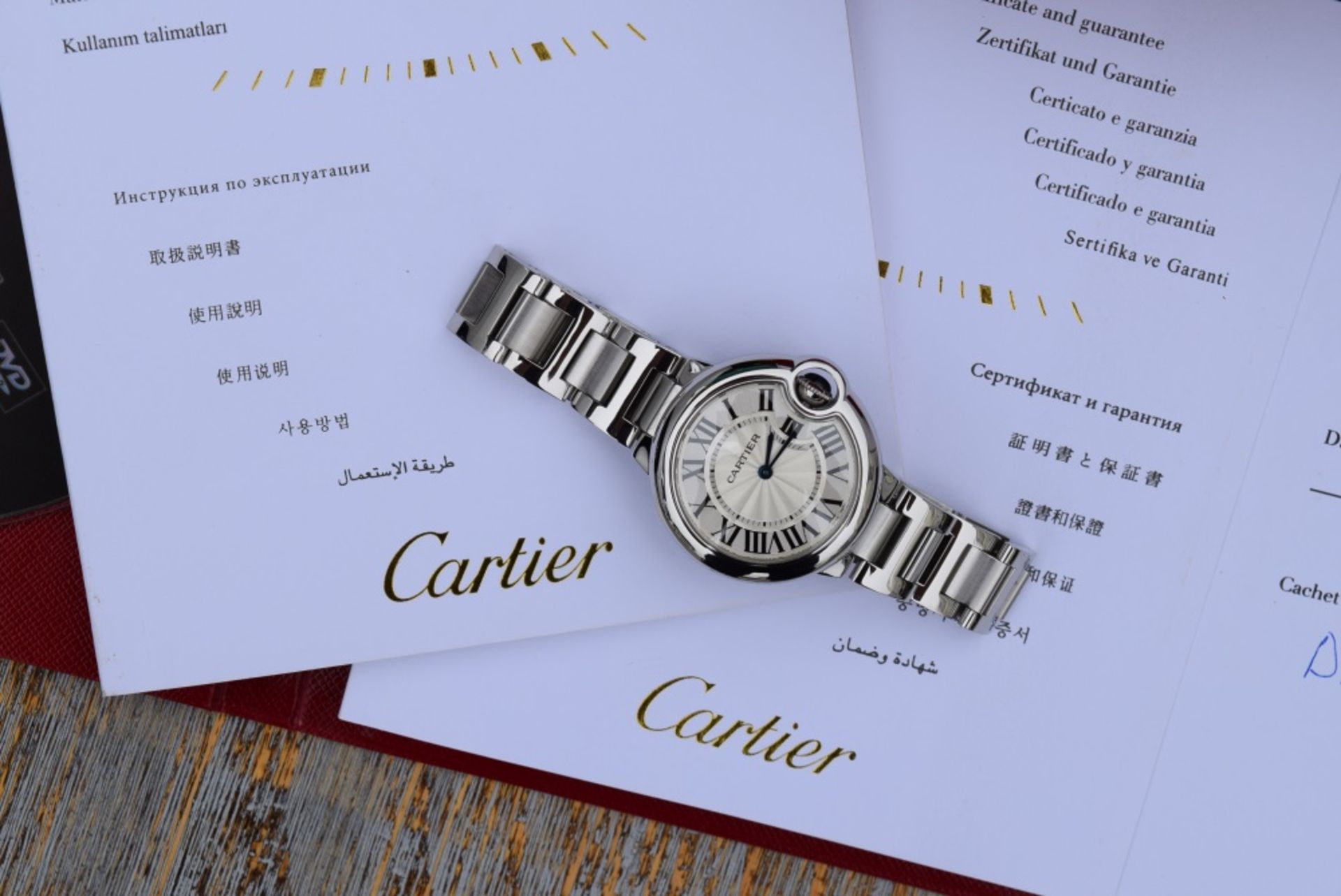 2016 Cartier 'Ballon Bleu De Cartier' 33mm Watch (Complete set)