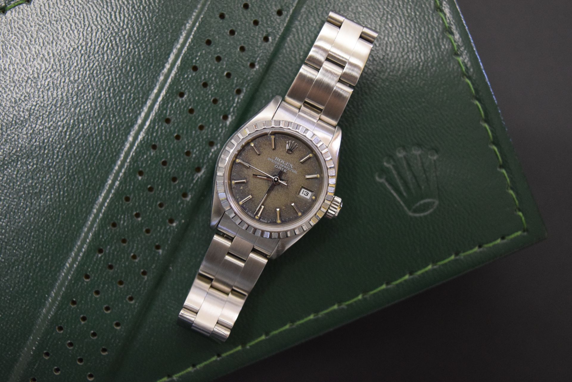 *Patina* Rare Rolex Oyster 'Date' - With box - To be sold at no reserve