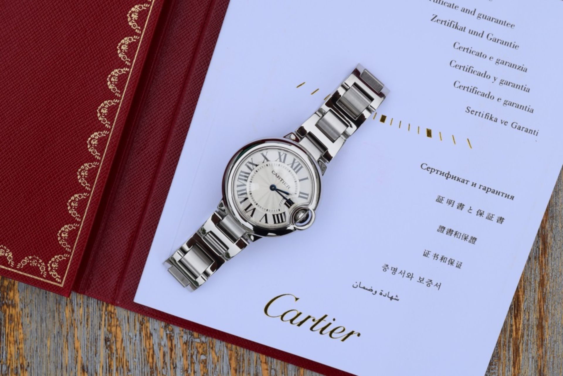 2016 Cartier 'Ballon Bleu De Cartier' 33mm Watch (Complete set) - Image 3 of 6